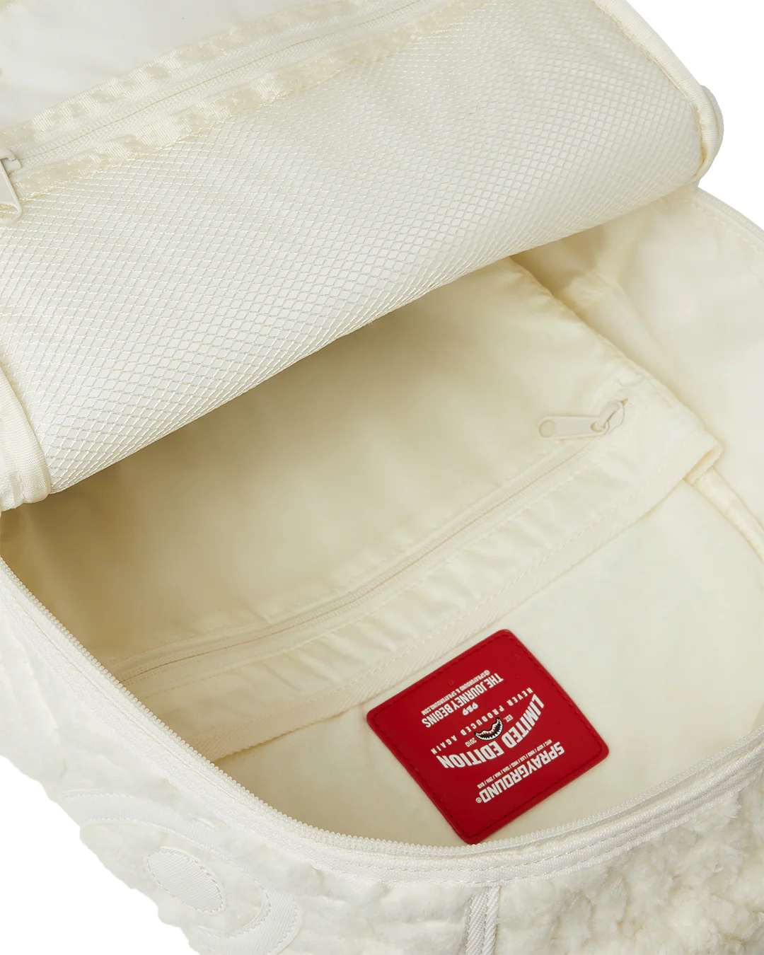 MOCHILA SPRAYGROUND BLANCA SHERPA BACKPACK