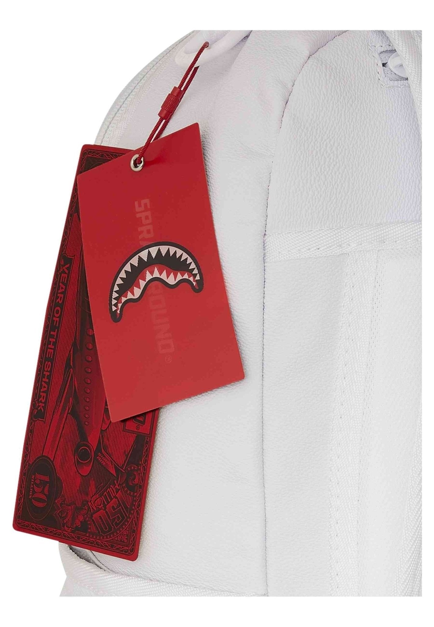 MOCHILA SPRAYGROUND BLANCA WHITE PYRAMID DLX BACKPACK - AREA ZERO