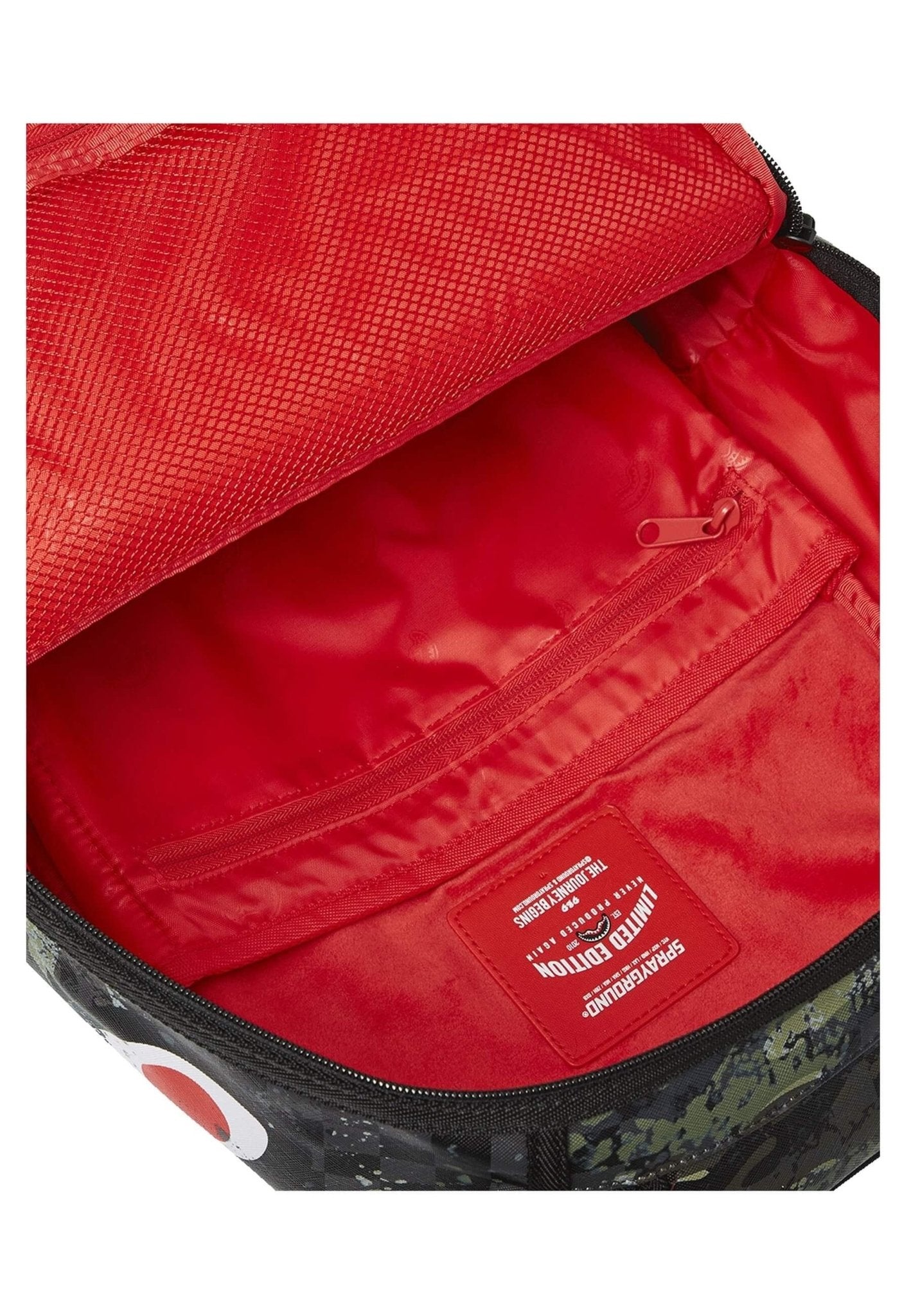 MOCHILA SPRAYGROUND GRIS CAMO SPLASH DLXSV BACKPACK - AREA ZERO