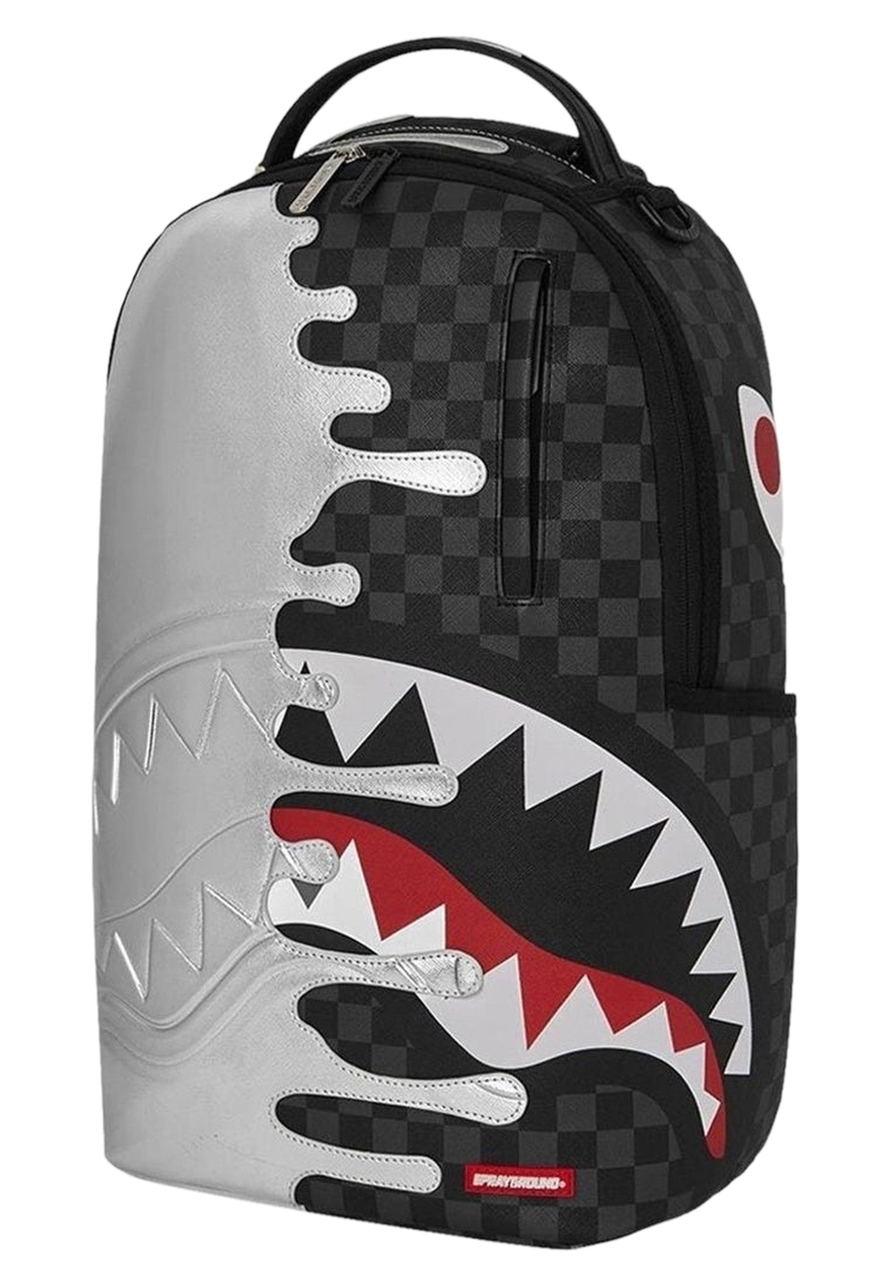 MOCHILA SPRAYGROUND GRIS SILVER SIDE DRIP PACKPACK