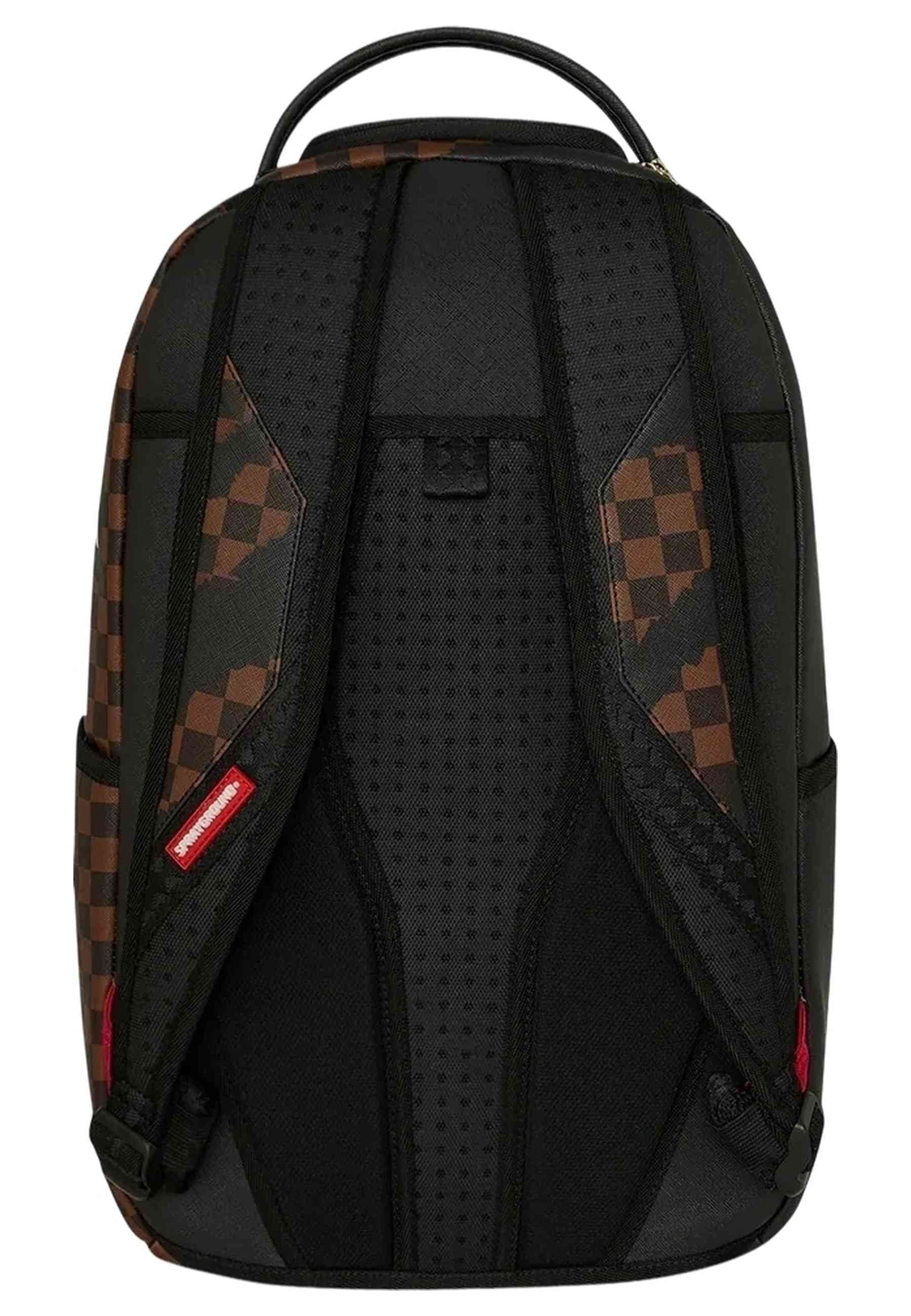 MOCHILA SPRAYGROUND MARRON CLAW TEAR CHECK BACKPACK