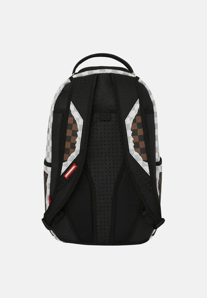 MOCHILA SPRAYGROUND MARRON CREAM AND BROWN TEAR CHACK BACKPACK