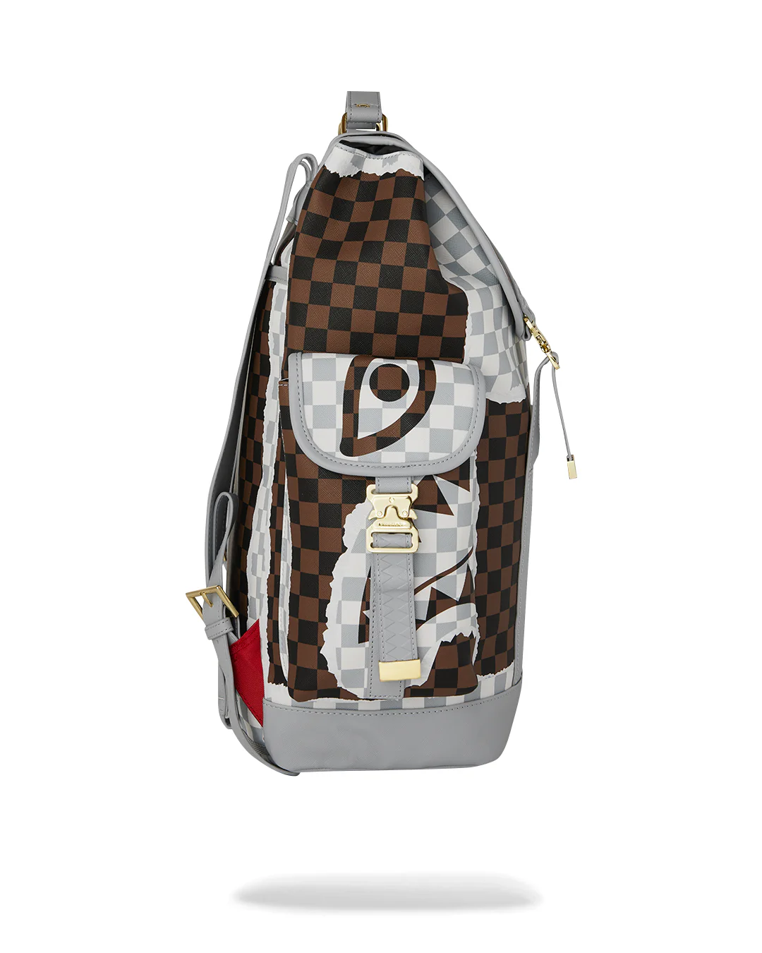 MOCHILA SPRAYGROUND MARRON CREAM BROWN TEAR CHECK MONTECARLO