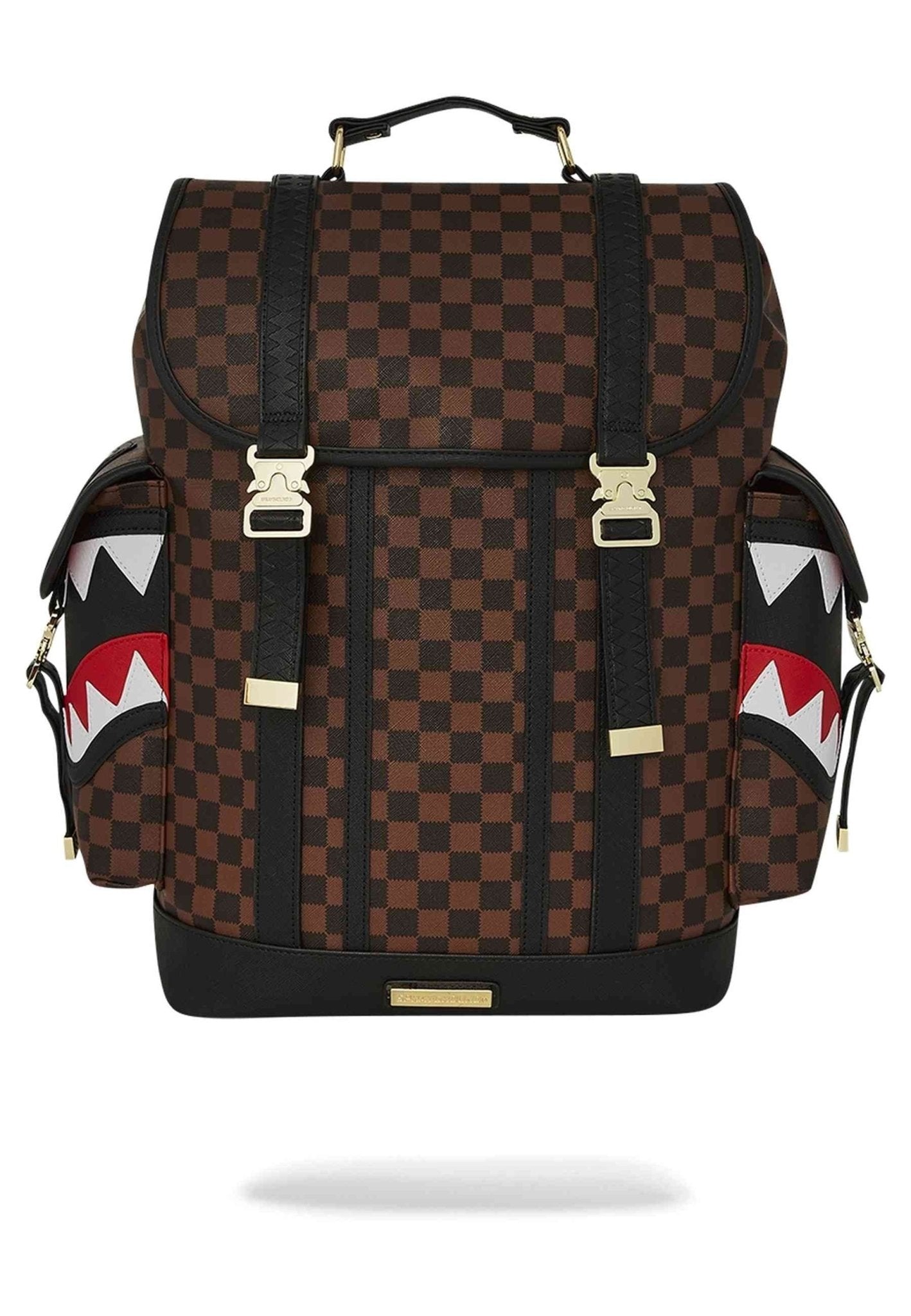 MOCHILA SPRAYGROUND MARRON SAWTOOTH SHARK IN PARIS MONTE CARLO - AREA ZERO