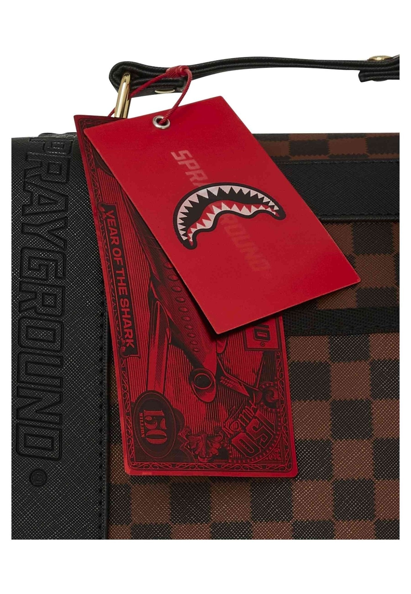 MOCHILA SPRAYGROUND MARRON SAWTOOTH SHARK IN PARIS MONTE CARLO - AREA ZERO