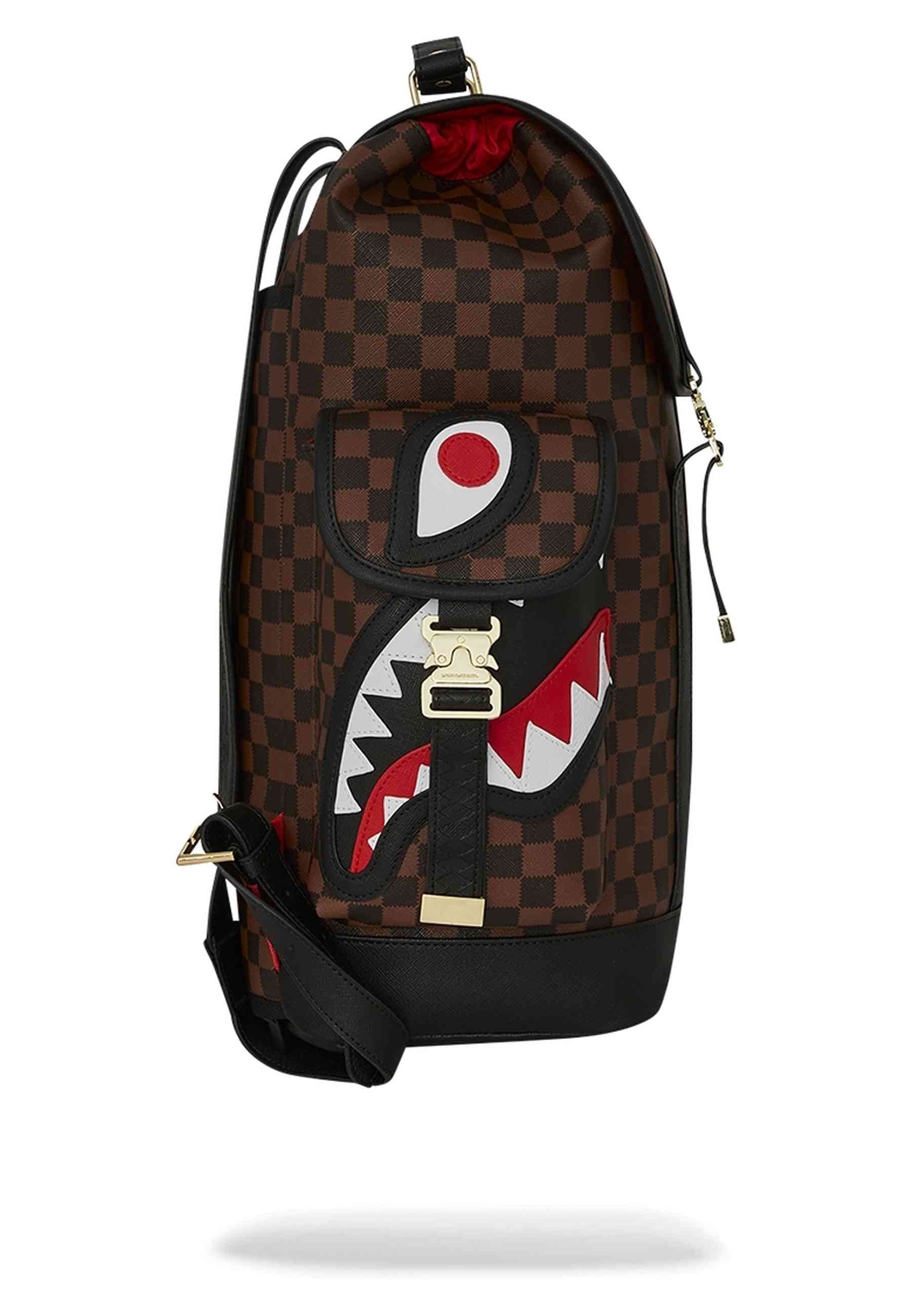 MOCHILA SPRAYGROUND MARRON SAWTOOTH SHARK IN PARIS MONTE CARLO
