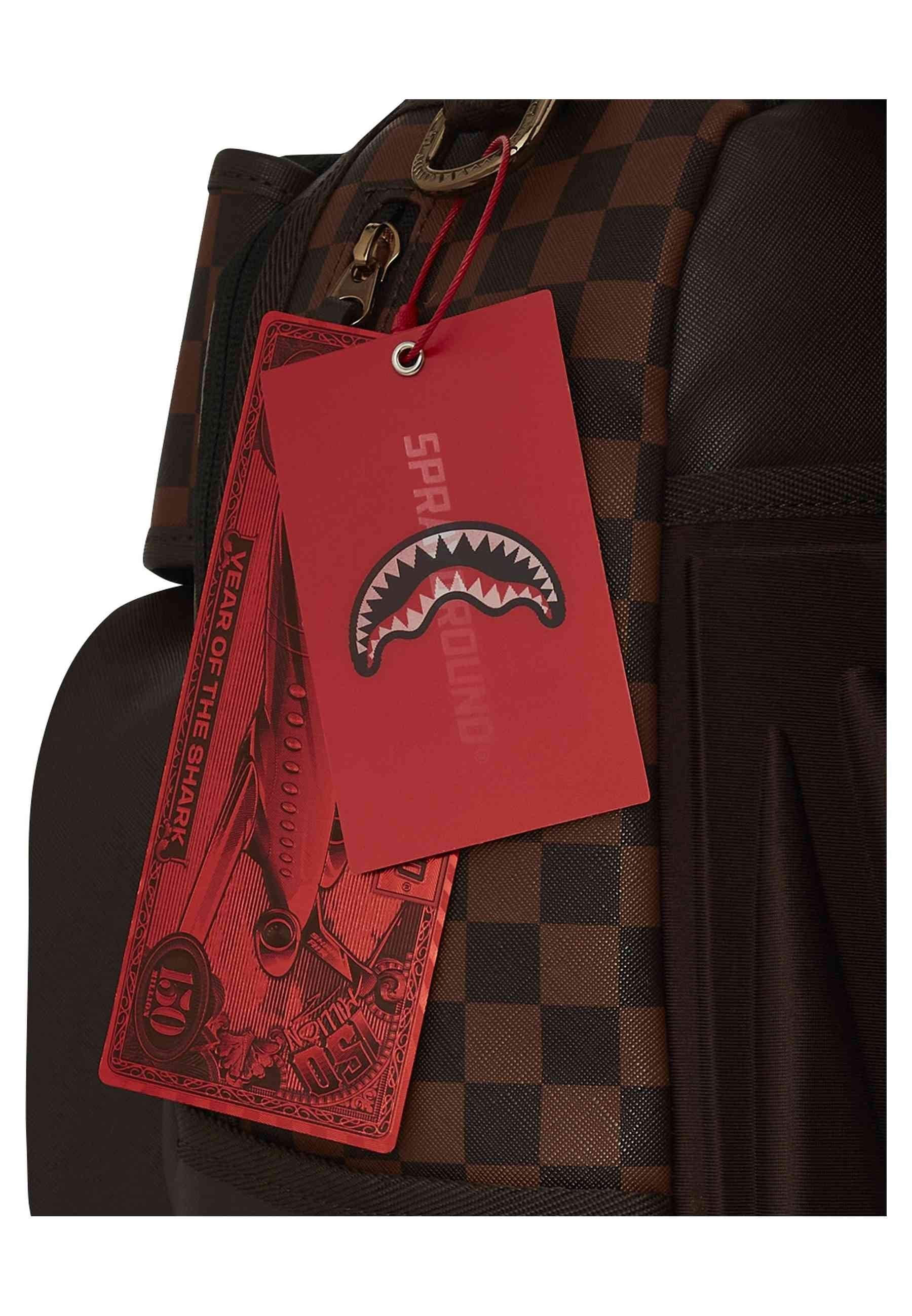 MOCHILA SPRAYGROUND MARRON SIP CARGO DLX BACKPACK