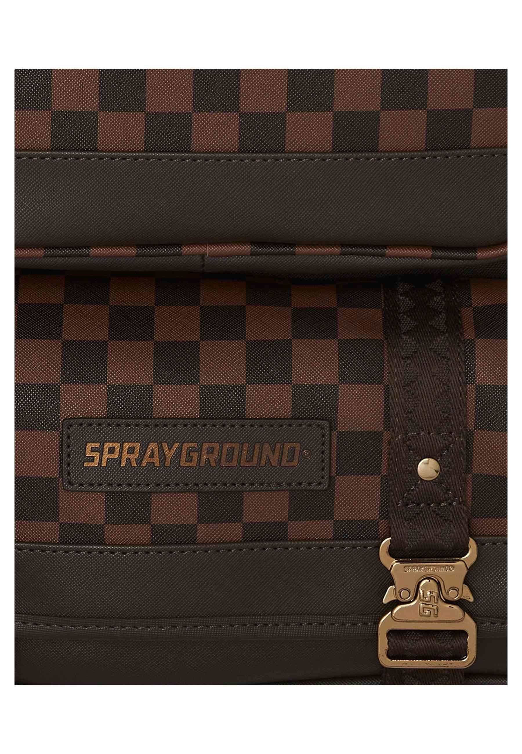MOCHILA SPRAYGROUND MARRON SIP CARGO DLX BACKPACK