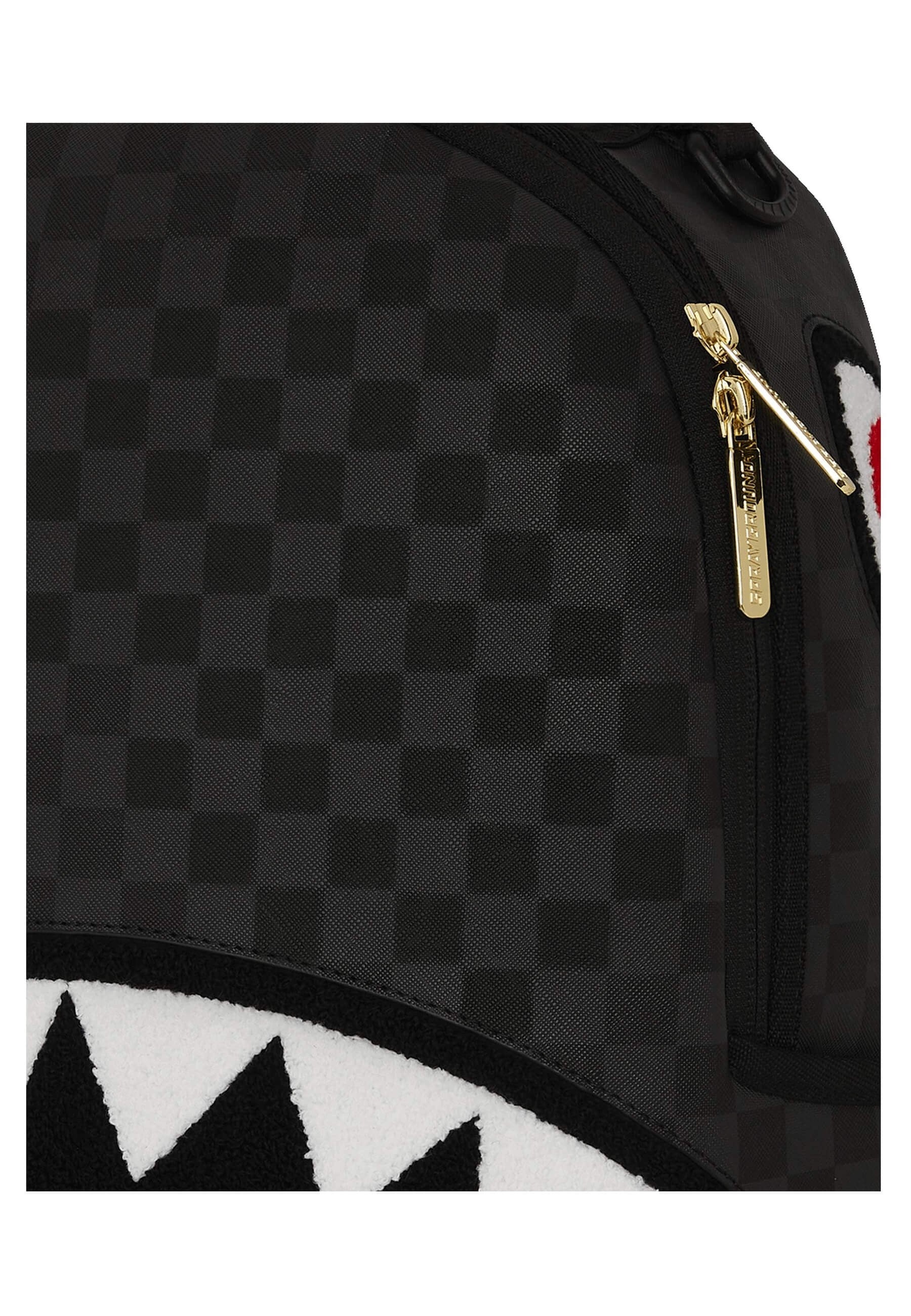 MOCHILA SPRAYGROUND NEGRA BLACK CHENILLE SIP DLXSV BACKPACK
