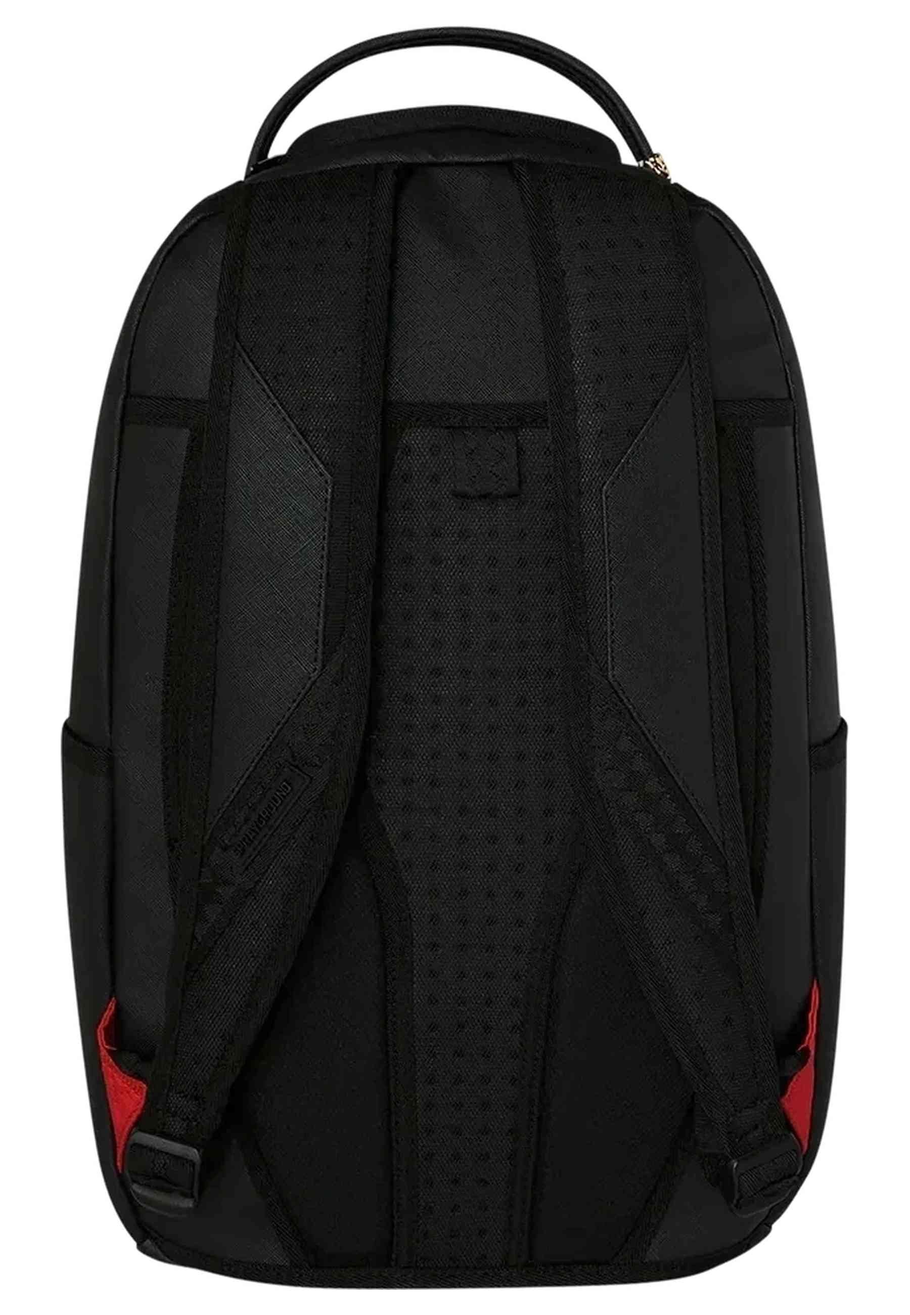 MOCHILA SPRAYGROUND NEGRA BLACKED OUT EMBOSSED GOLD TOOTH BACKPACK