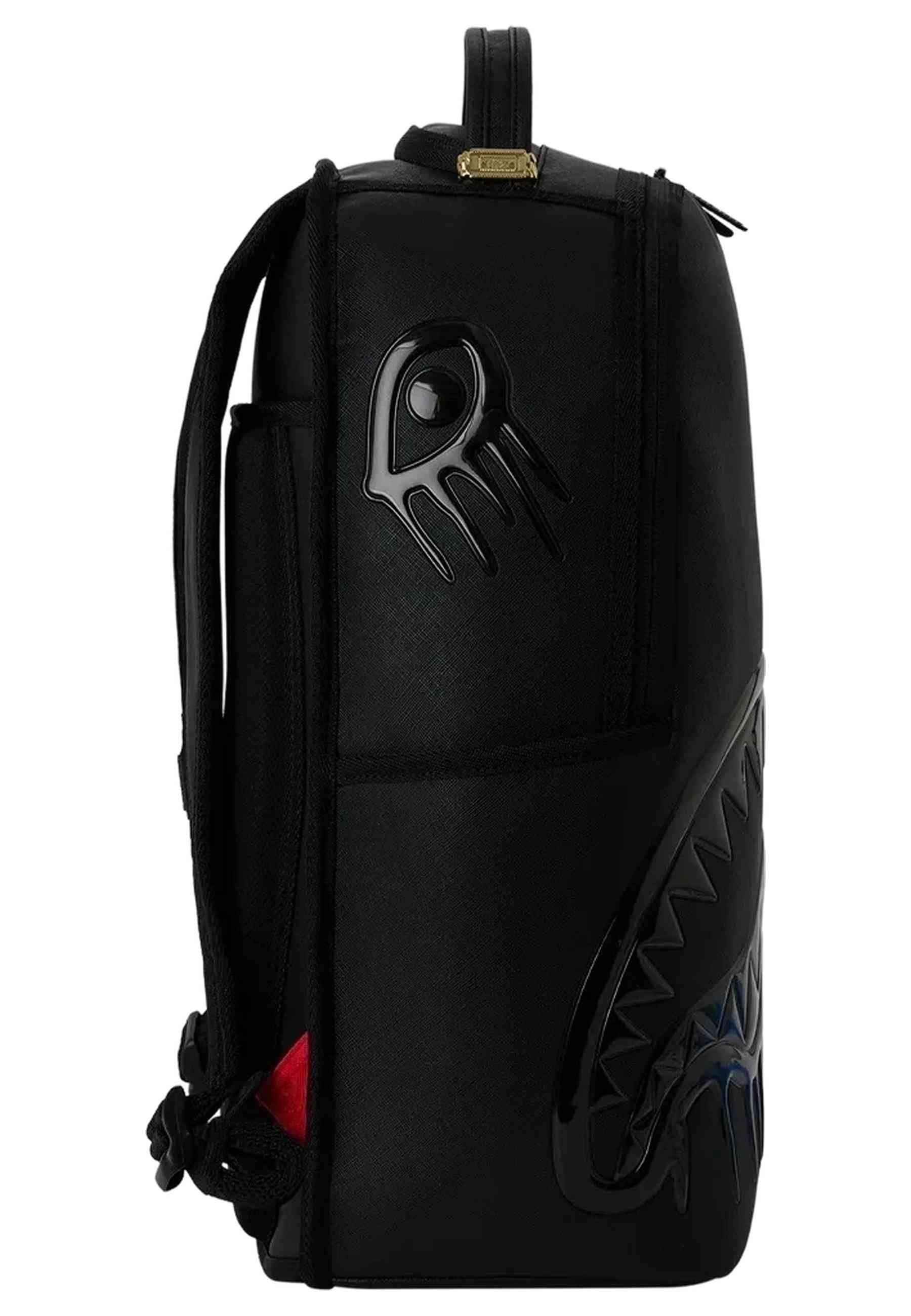 MOCHILA SPRAYGROUND NEGRA BLACKED OUT METALLIC DRIP BACKPACK