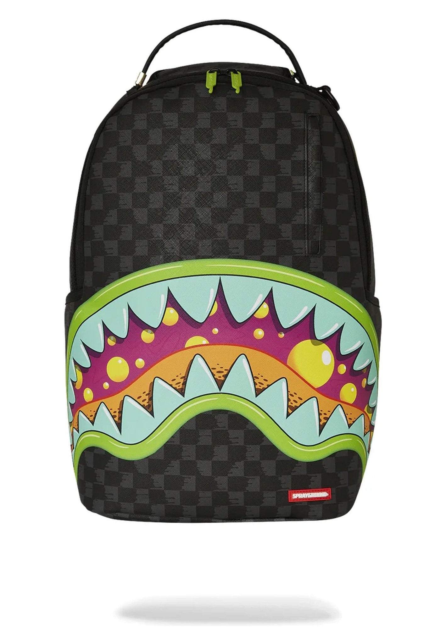 MOCHILA SPRAYGROUND NEGRA CUADROS SLIME TAKEOVER BACKPACK - AREA ZERO