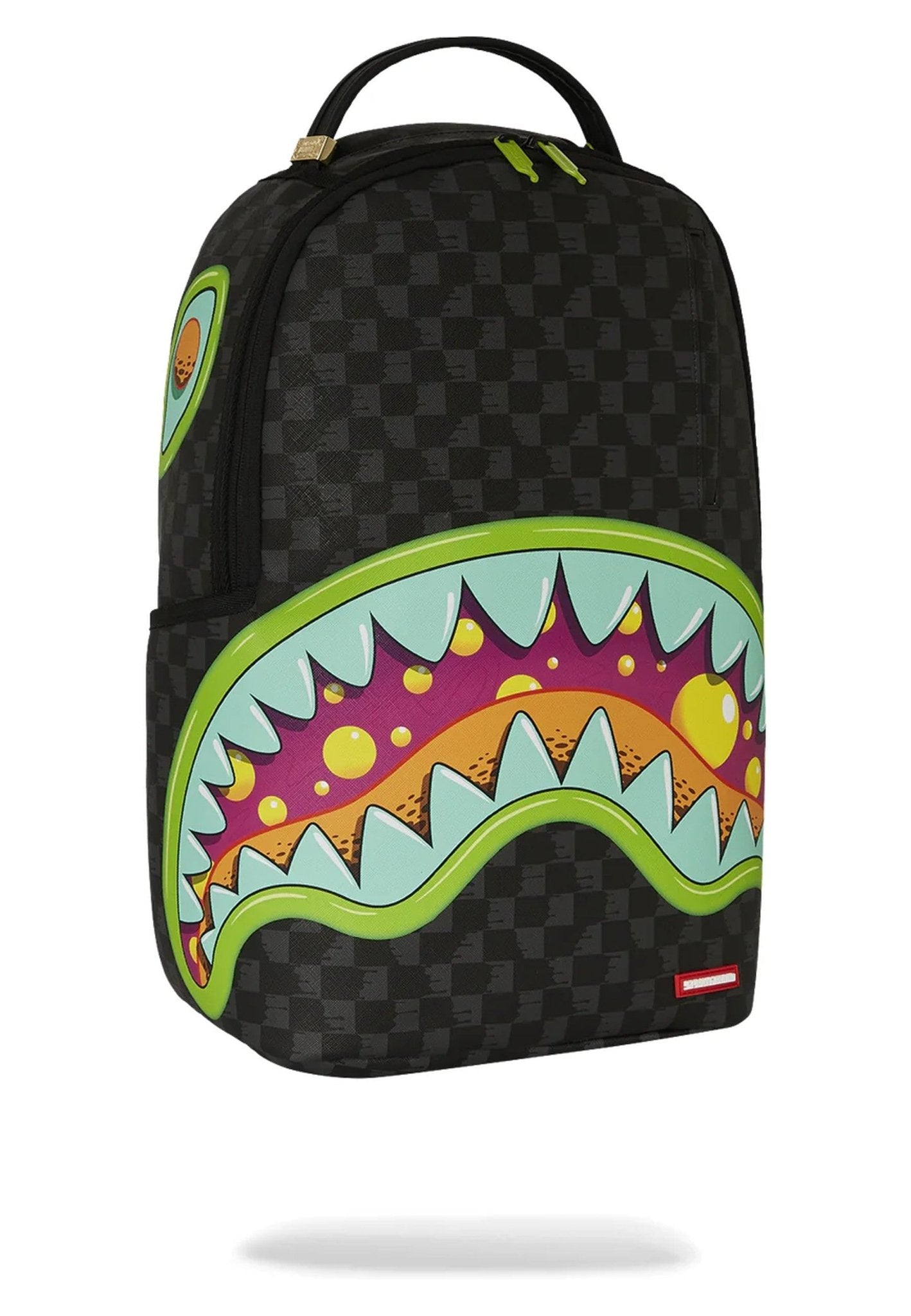 MOCHILA SPRAYGROUND NEGRA CUADROS SLIME TAKEOVER BACKPACK - AREA ZERO