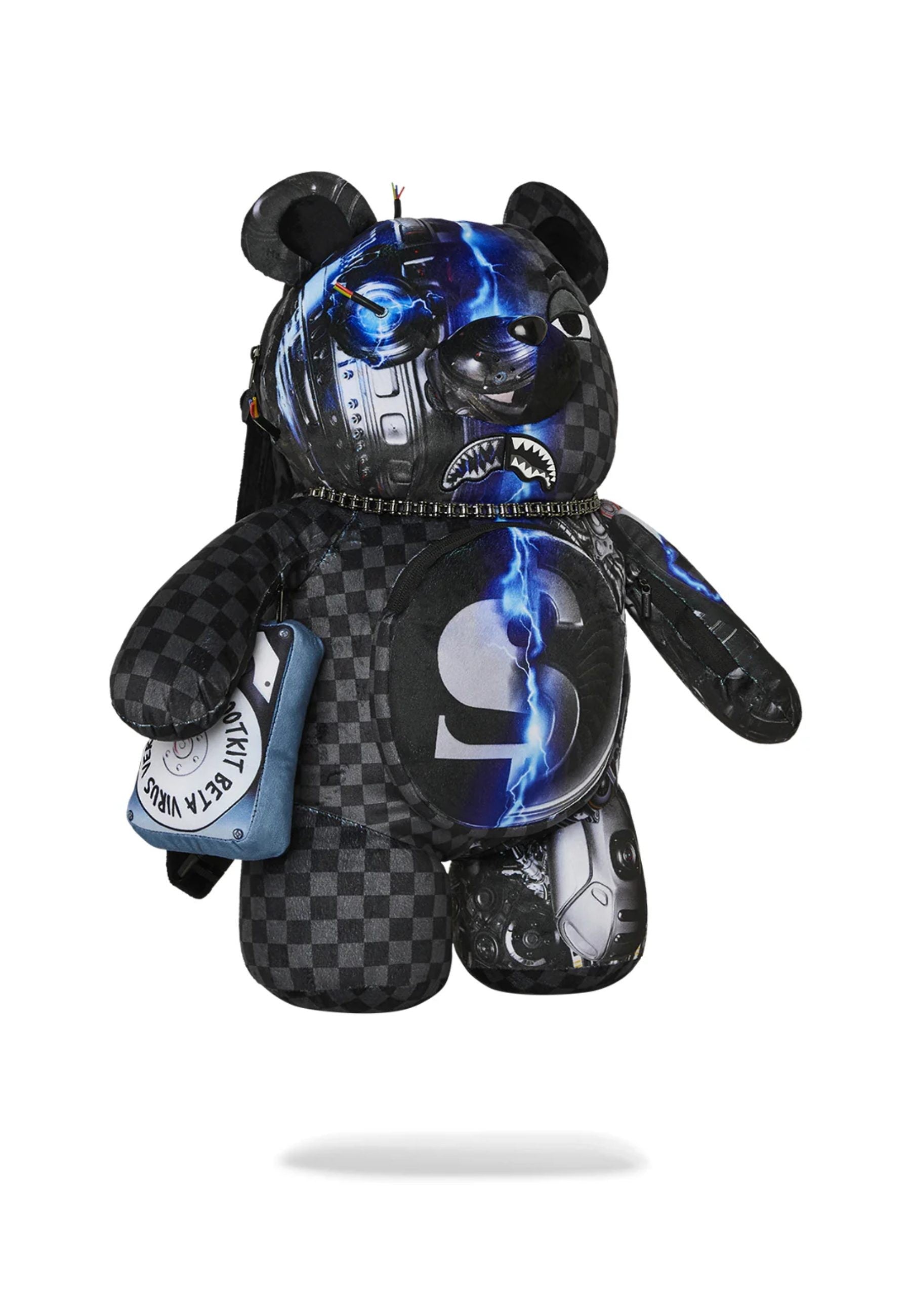 MOCHILA SPRAYGROUND NEGRA CYBORG BEAR BACKPACK