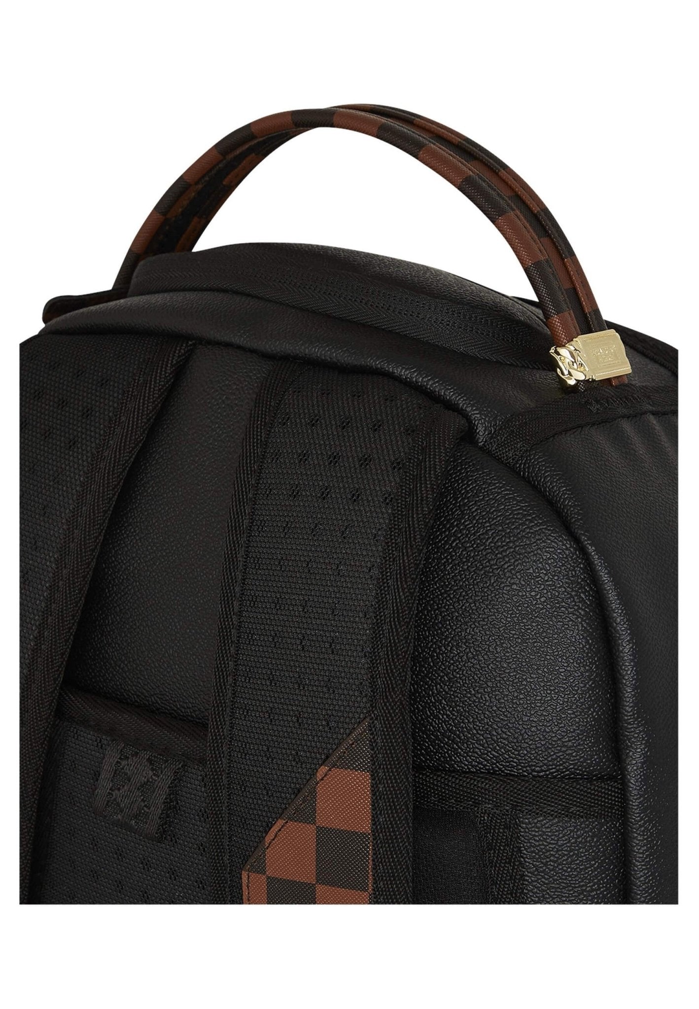 MOCHILA SPRAYGROUND NEGRA DOSE OF CHECK DEUX DLXS BACKPACK - AREA ZERO