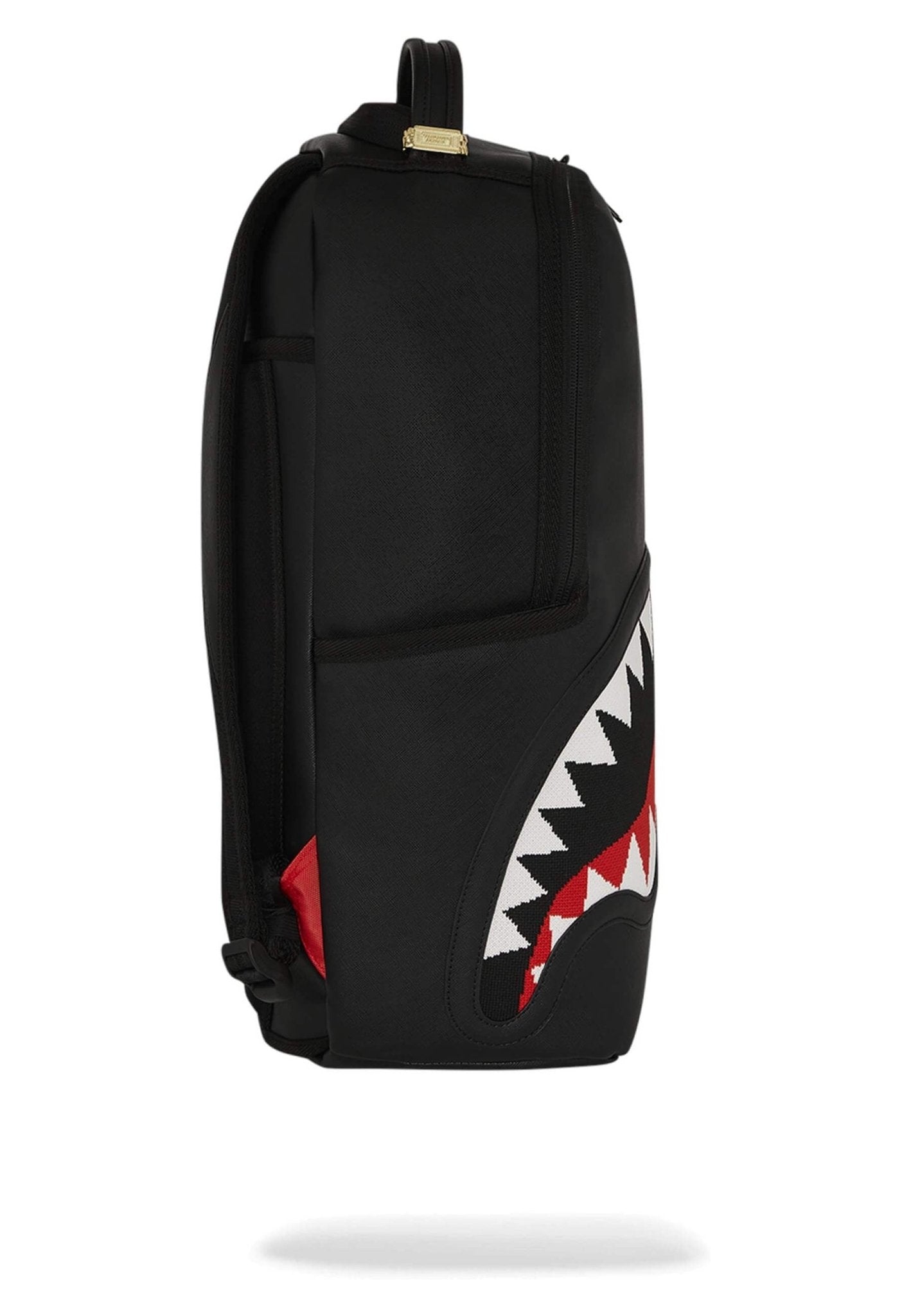 MOCHILA SPRAYGROUND NEGRA FLY KNIT MOUTH DLX SATIN BACKPACK - AREA ZERO