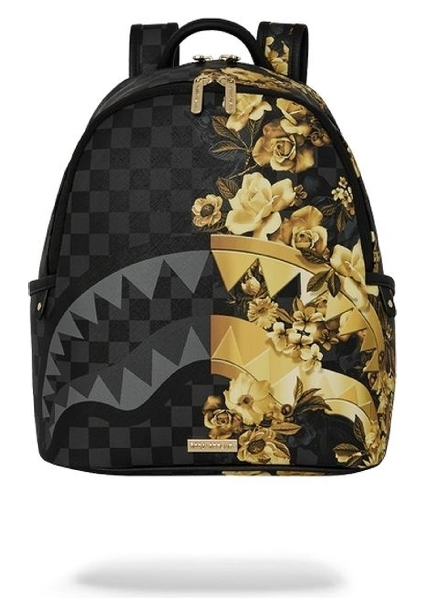 MOCHILA SPRAYGROUND NEGRA GOLD FLORAL REMIX SAVAGE BACKPACK