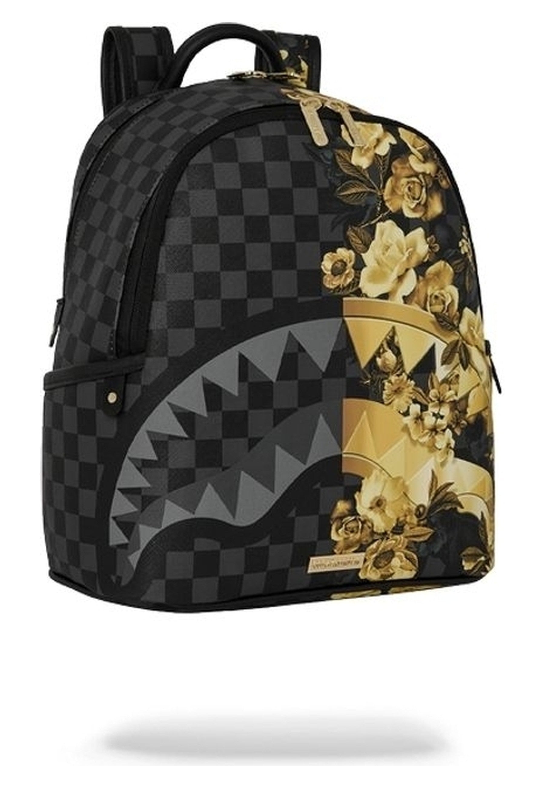 MOCHILA SPRAYGROUND NEGRA GOLD FLORAL REMIX SAVAGE BACKPACK