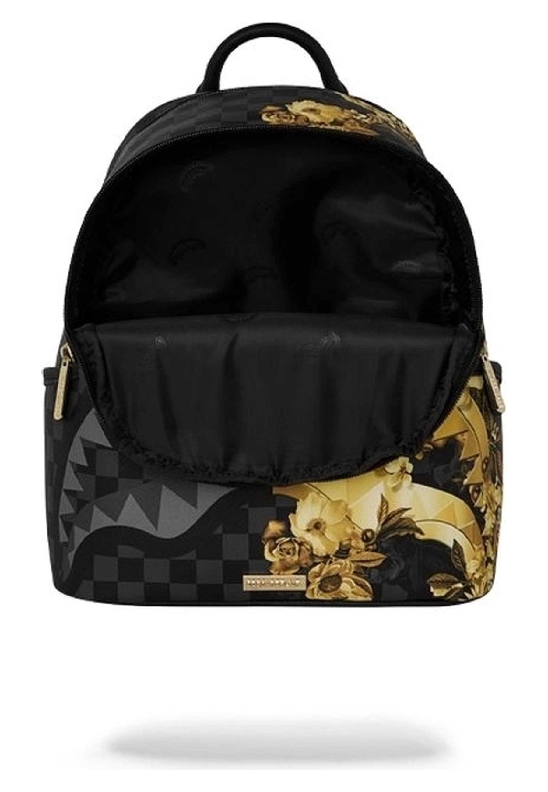 MOCHILA SPRAYGROUND NEGRA GOLD FLORAL REMIX SAVAGE BACKPACK