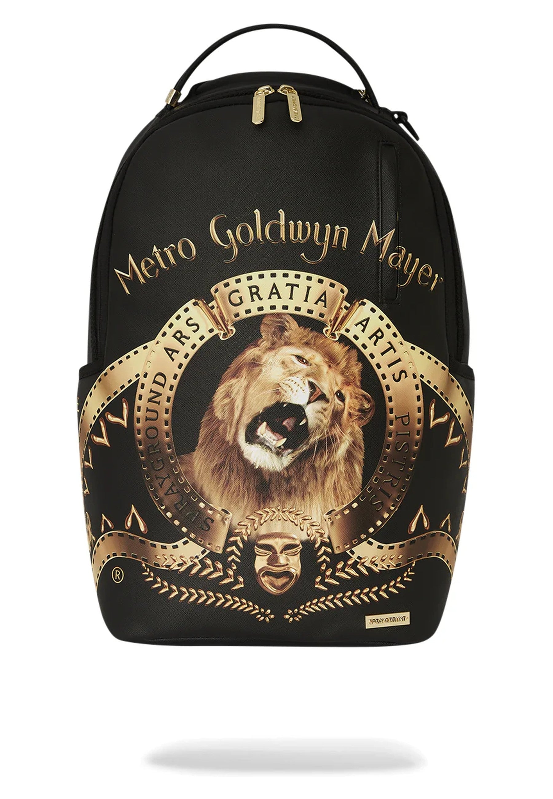 MOCHILA SPRAYGROUND NEGRA LEON 1 OFF BAGS BACKPACK MGM