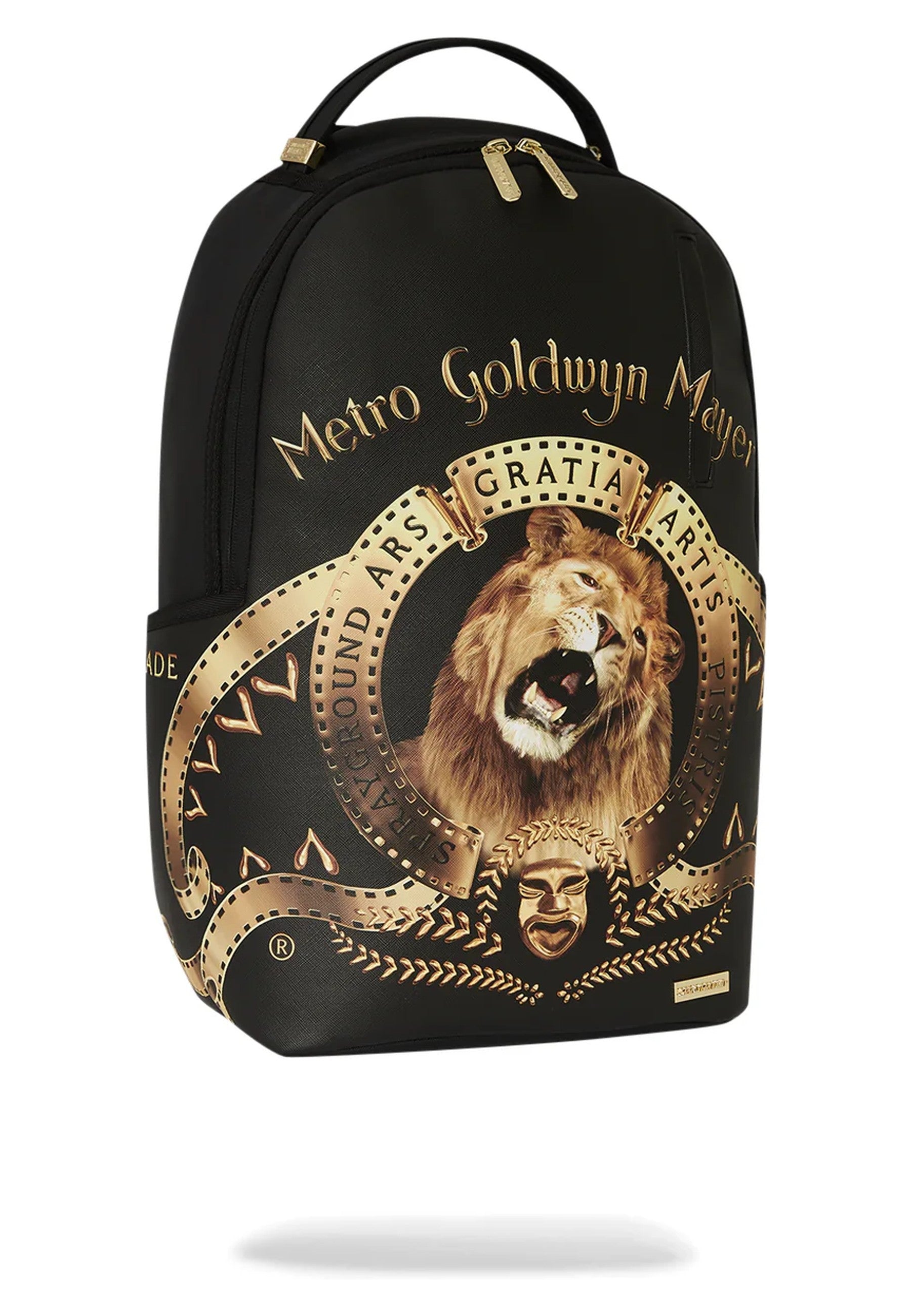 MOCHILA SPRAYGROUND NEGRA LEON 1 OFF BAGS BACKPACK MGM