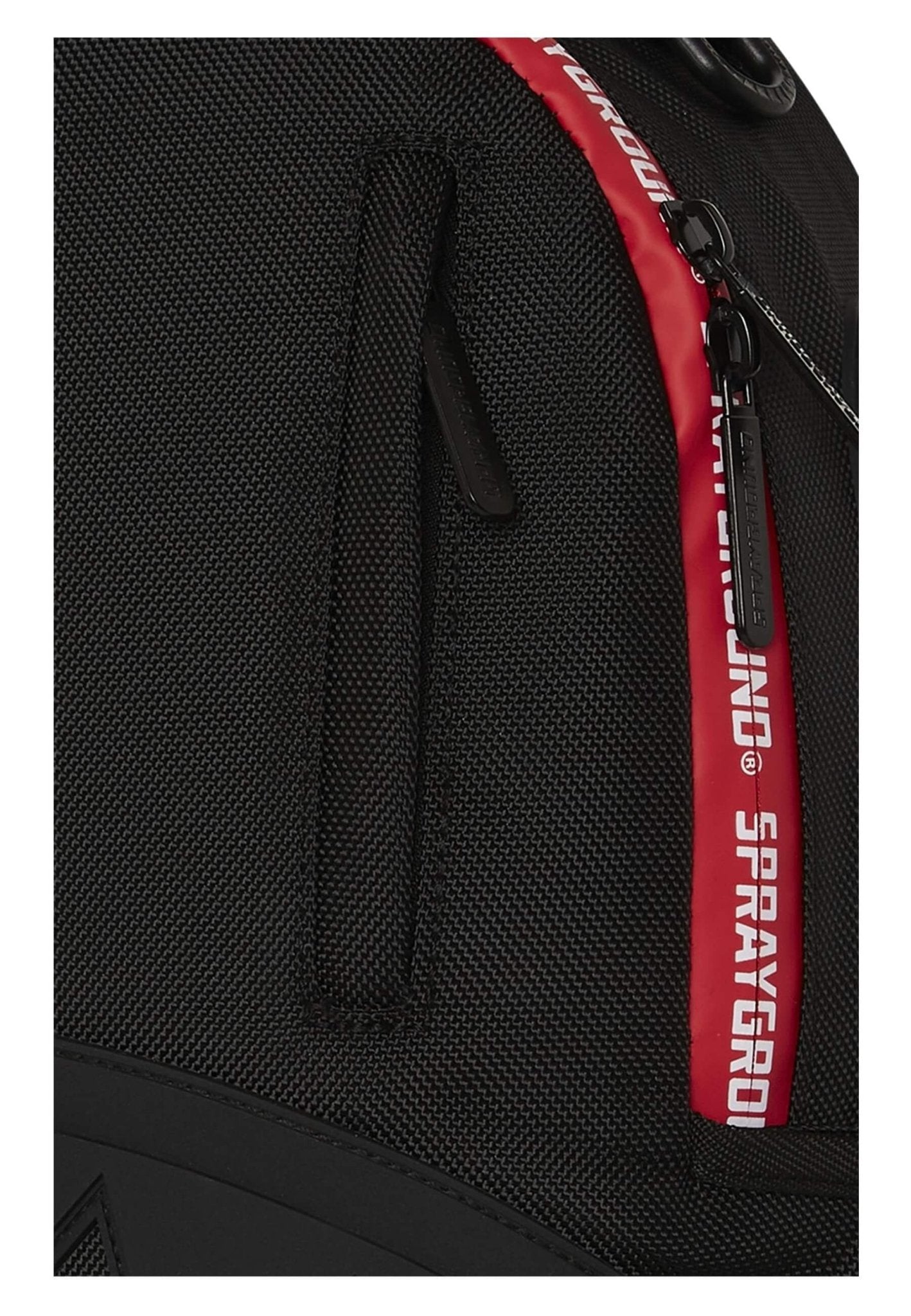 MOCHILA SPRAYGROUND NEGRA PRINTED ZIPPER SHARK DLXR BACKPACK - AREA ZERO