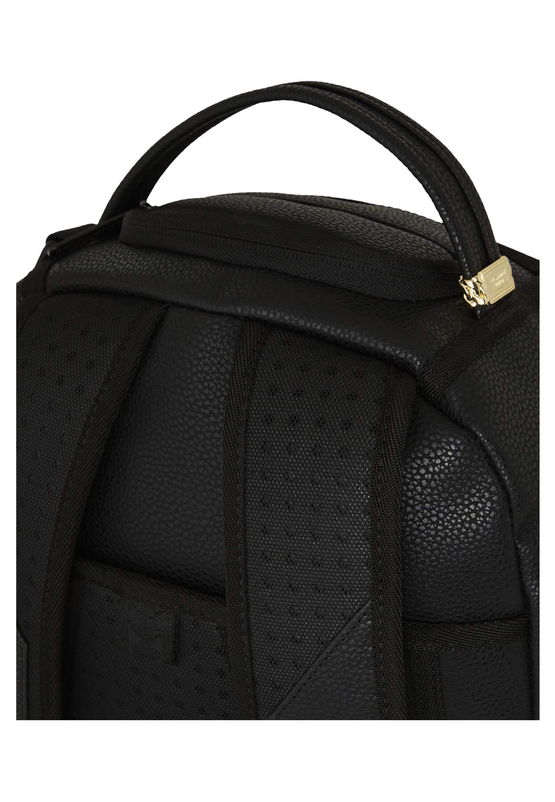 MOCHILA SPRAYGROUND NEGRA SHARK CENTRAL NEXT STOP ZIP DLXSV BACKPACK