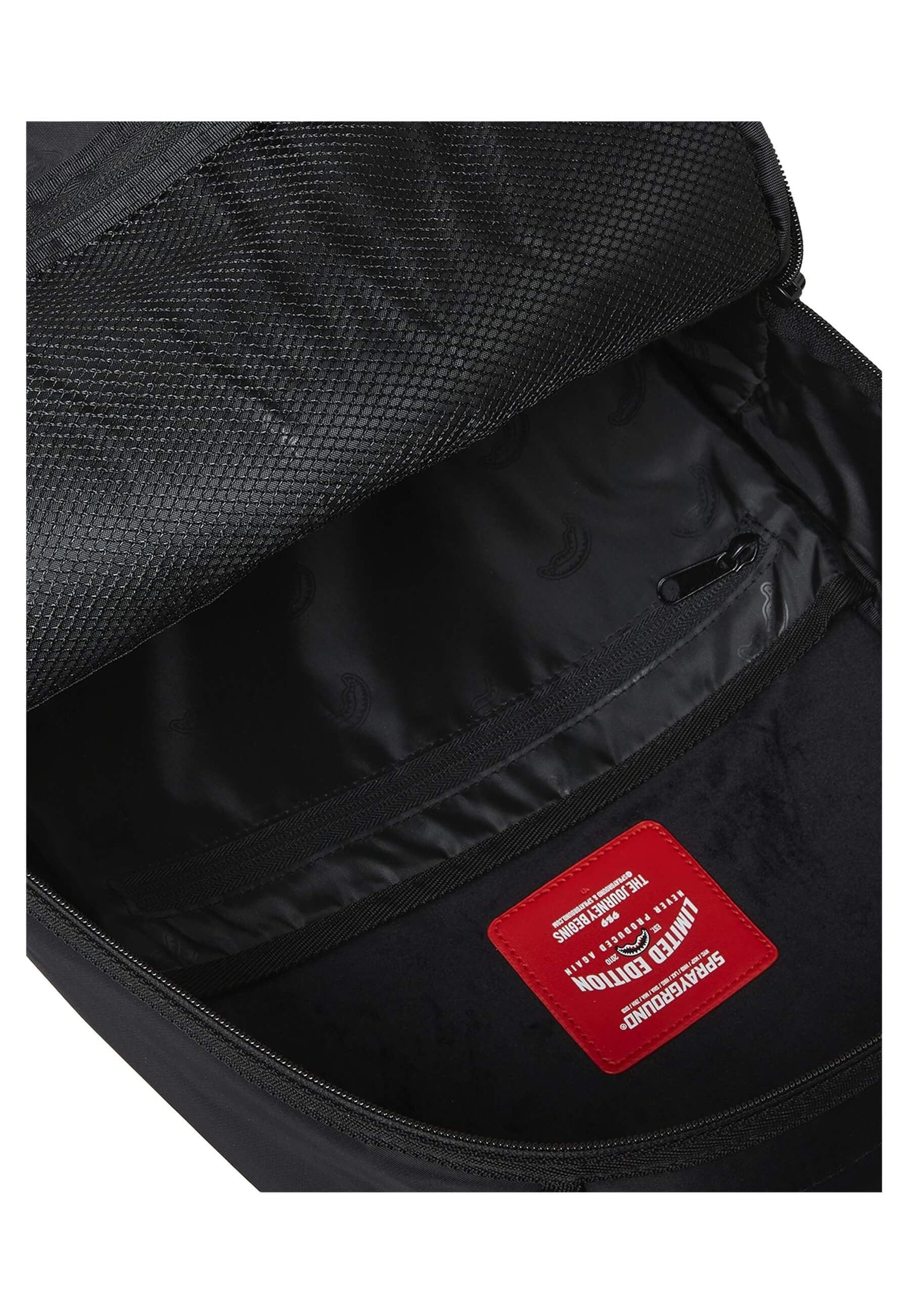 MOCHILA SPRAYGROUND NEGRA SHARK CENTRAL NYLON BLACK