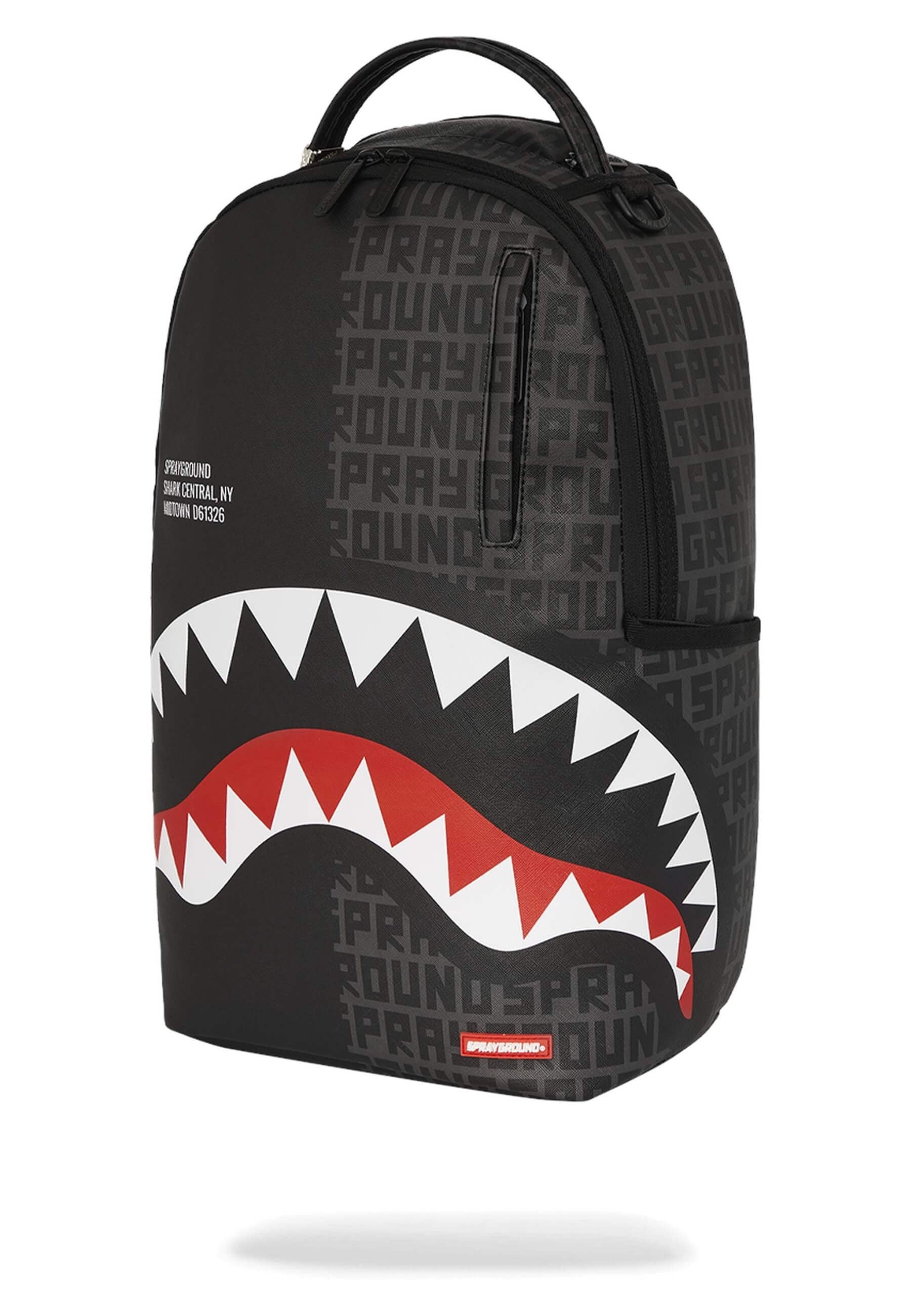 MOCHILA SPRAYGROUND NEGRA SHARK CENTRAL SPLIT INFINITY DLXSV BACKPACK