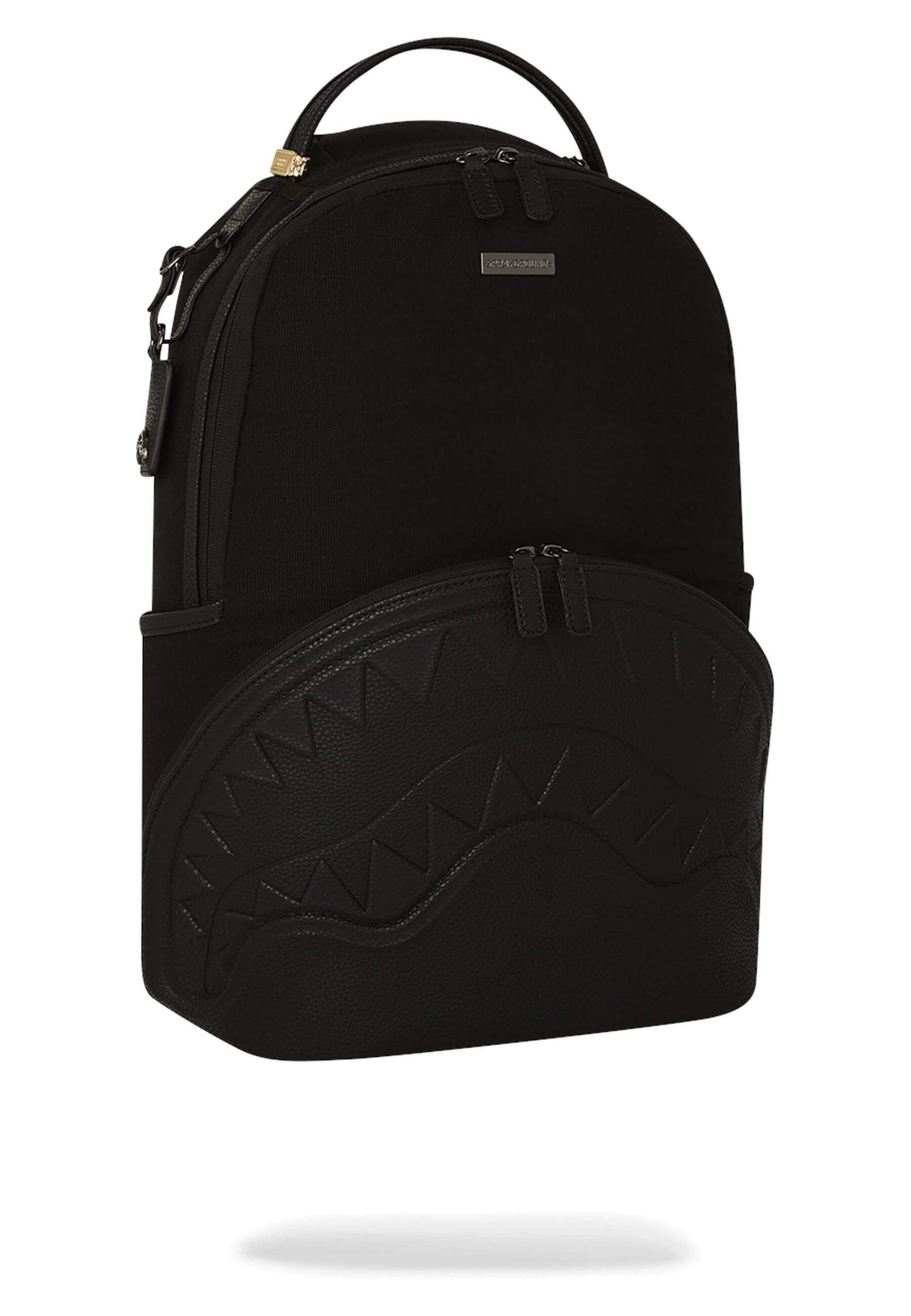 MOCHILA SPRAYGROUND NEGRA SHARK POCKET CANAVAS BACKPACK