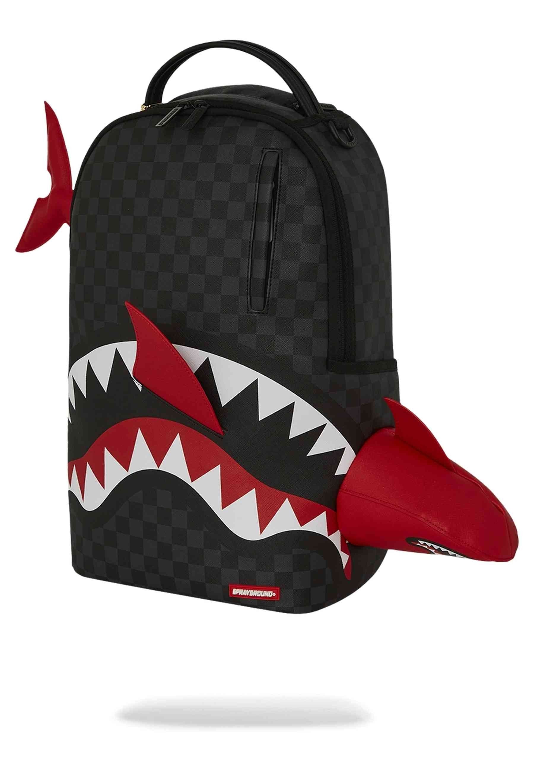 MOCHILA SPRAYGROUND NEGRA SHARK SMASHED THROUGH DLX BACKPACK