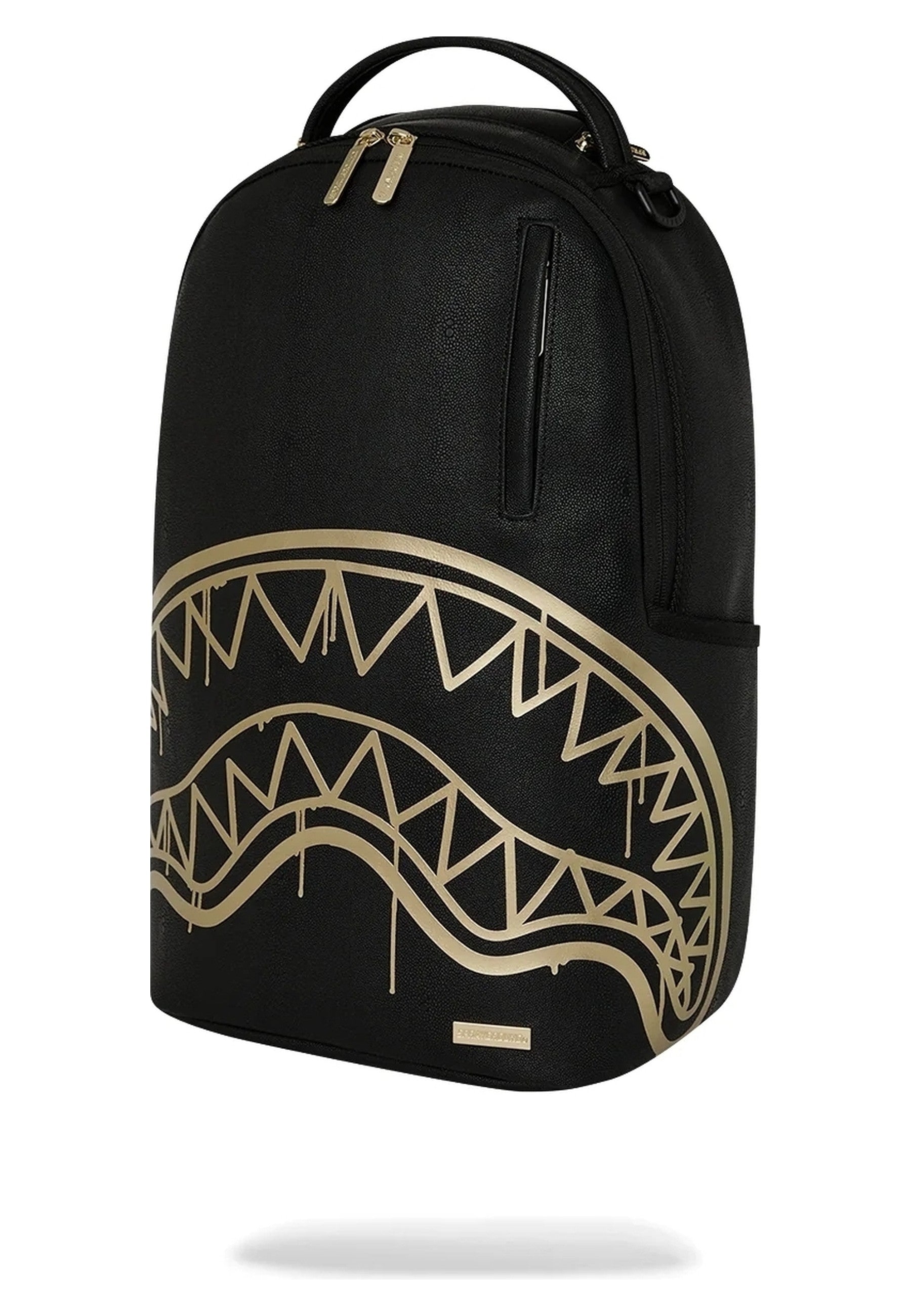 MOCHILA SPRAYGROUND NEGRA THAT GOLD DRAP BACKPACK