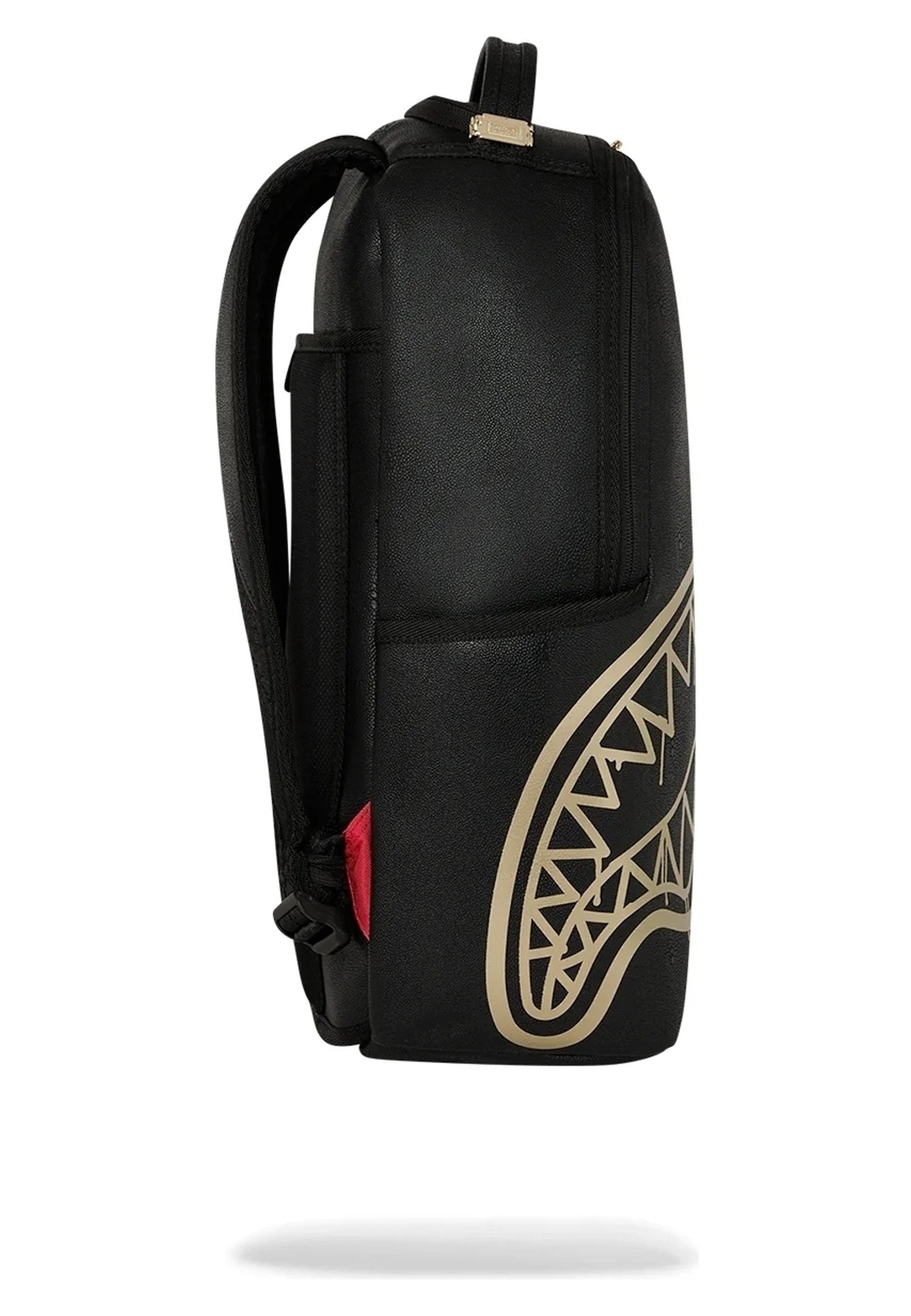 MOCHILA SPRAYGROUND NEGRA THAT GOLD DRAP BACKPACK
