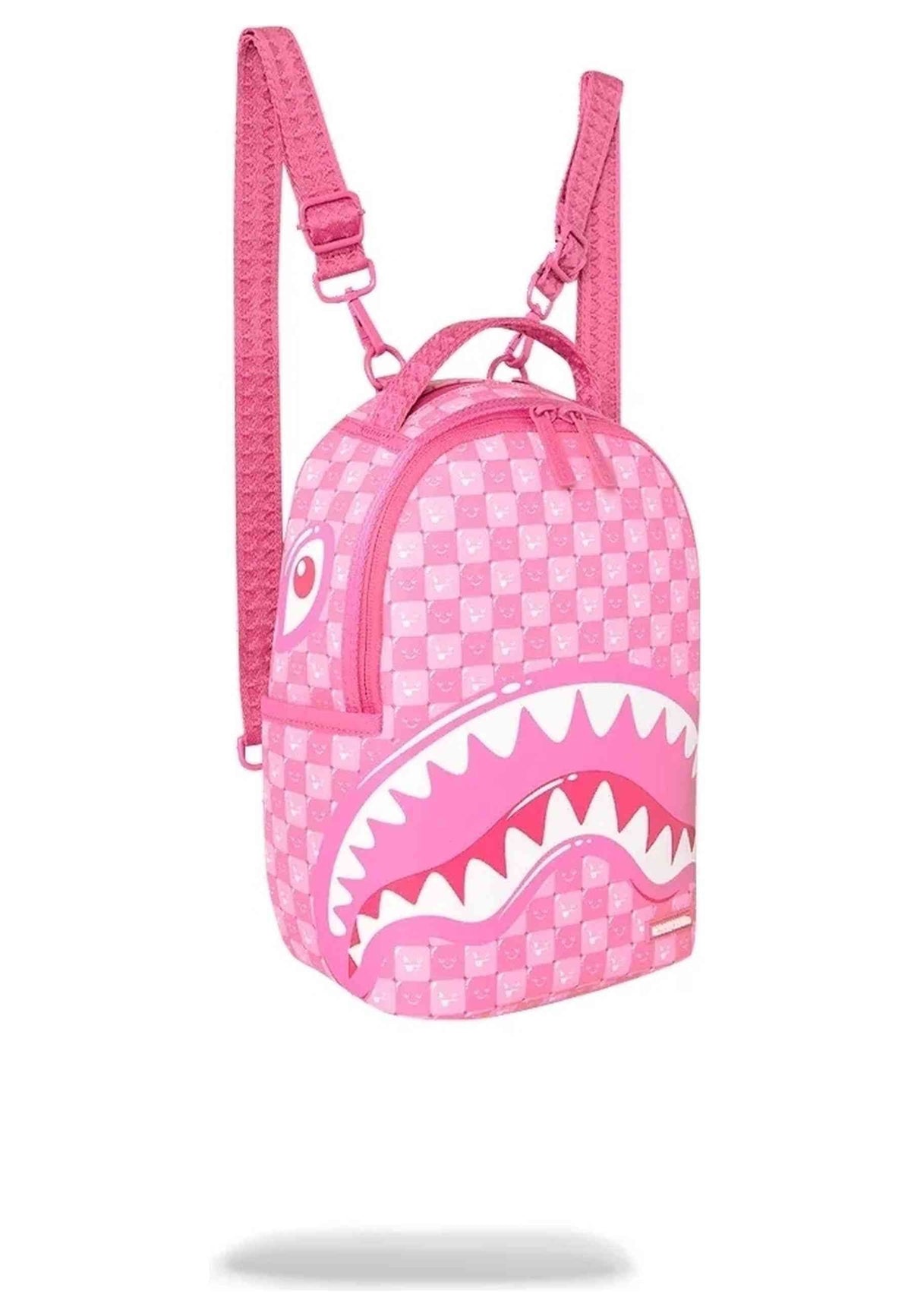 MOCHILA SPRAYGROUND ROSA PINK NEW CHECK FACES MINI BACKPACK