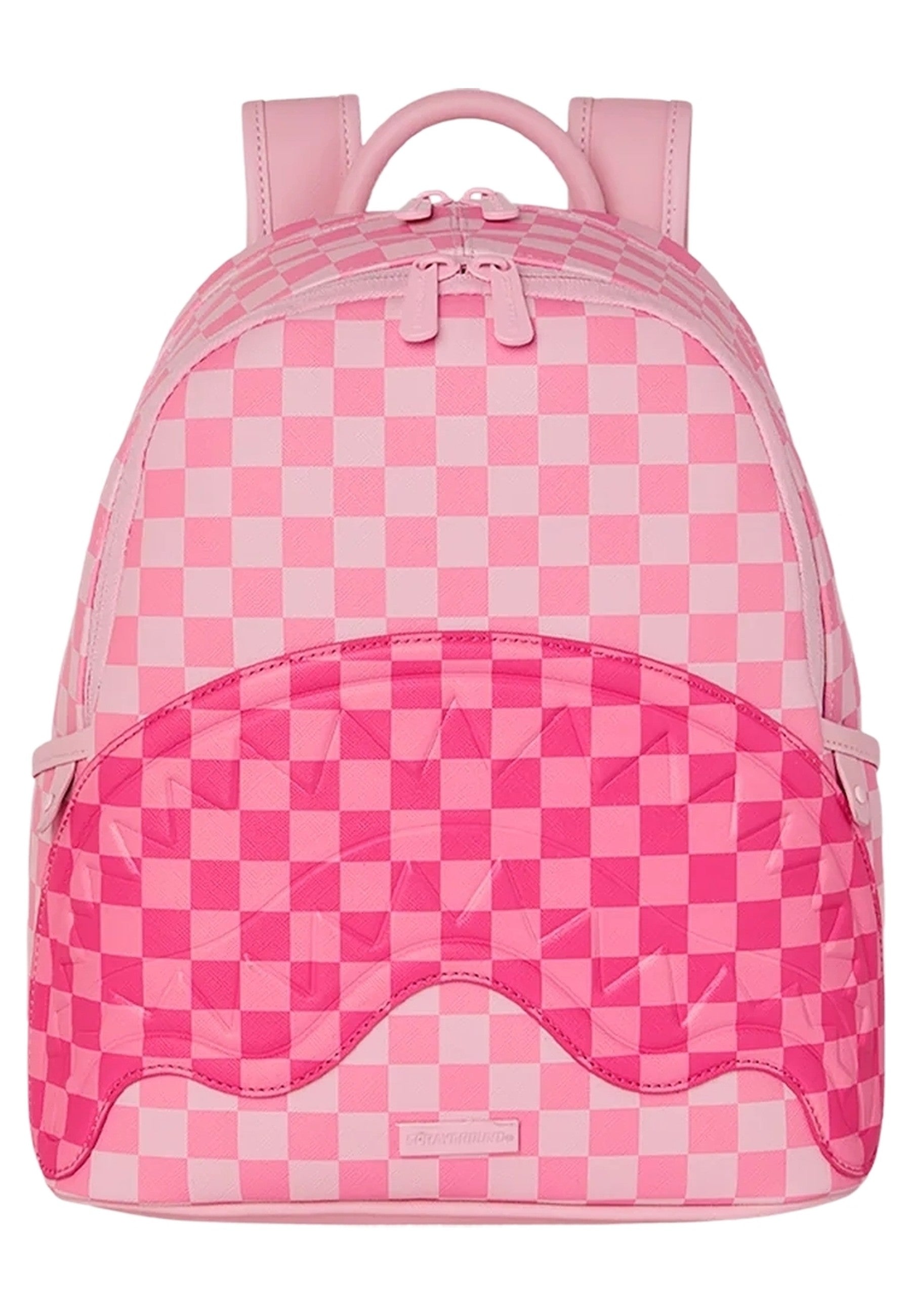 MOCHILA SPRAYGROUND ROSA PINK SHARKS IN PARIS PATCH SAVAGE BACKPACK