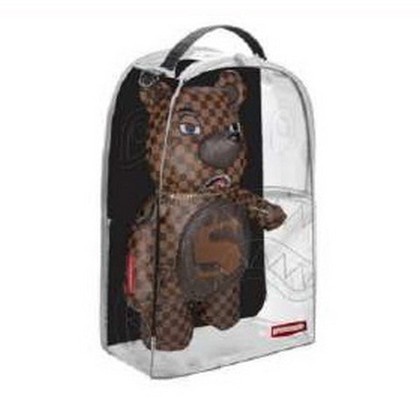 MOCHILA SPRAYGROUND TRANSPARENTE CLEAR BEAR DLX BACKPACK - AREA ZERO