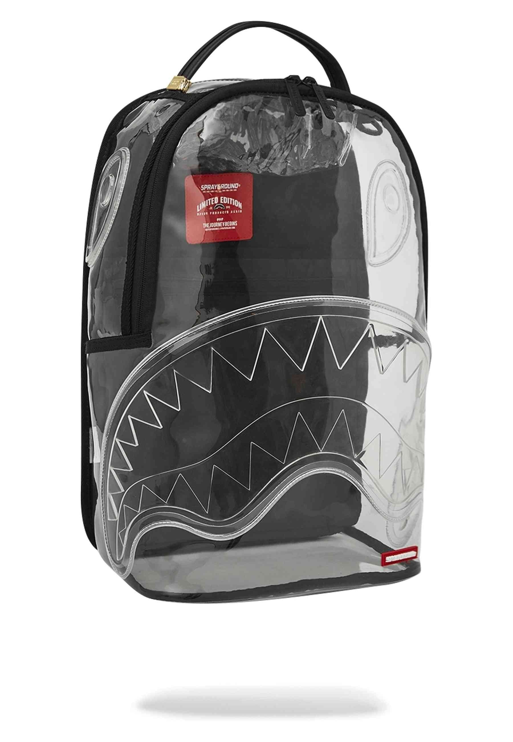 MOCHILA SPRAYGROUND TRANSPARENTE CLEAR BEAR DLX BACKPACK