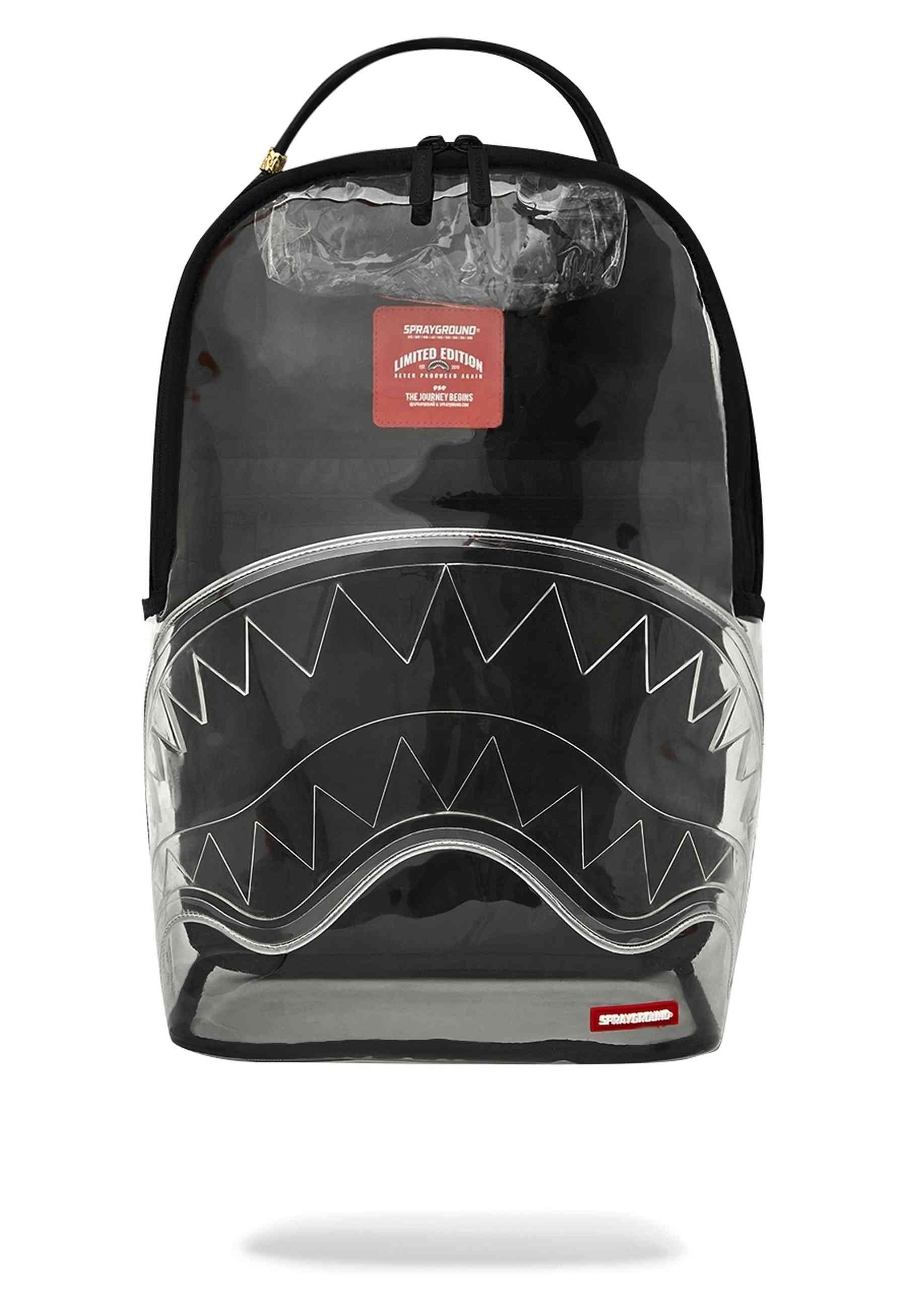MOCHILA SPRAYGROUND TRANSPARENTE CLEAR BEAR DLX BACKPACK