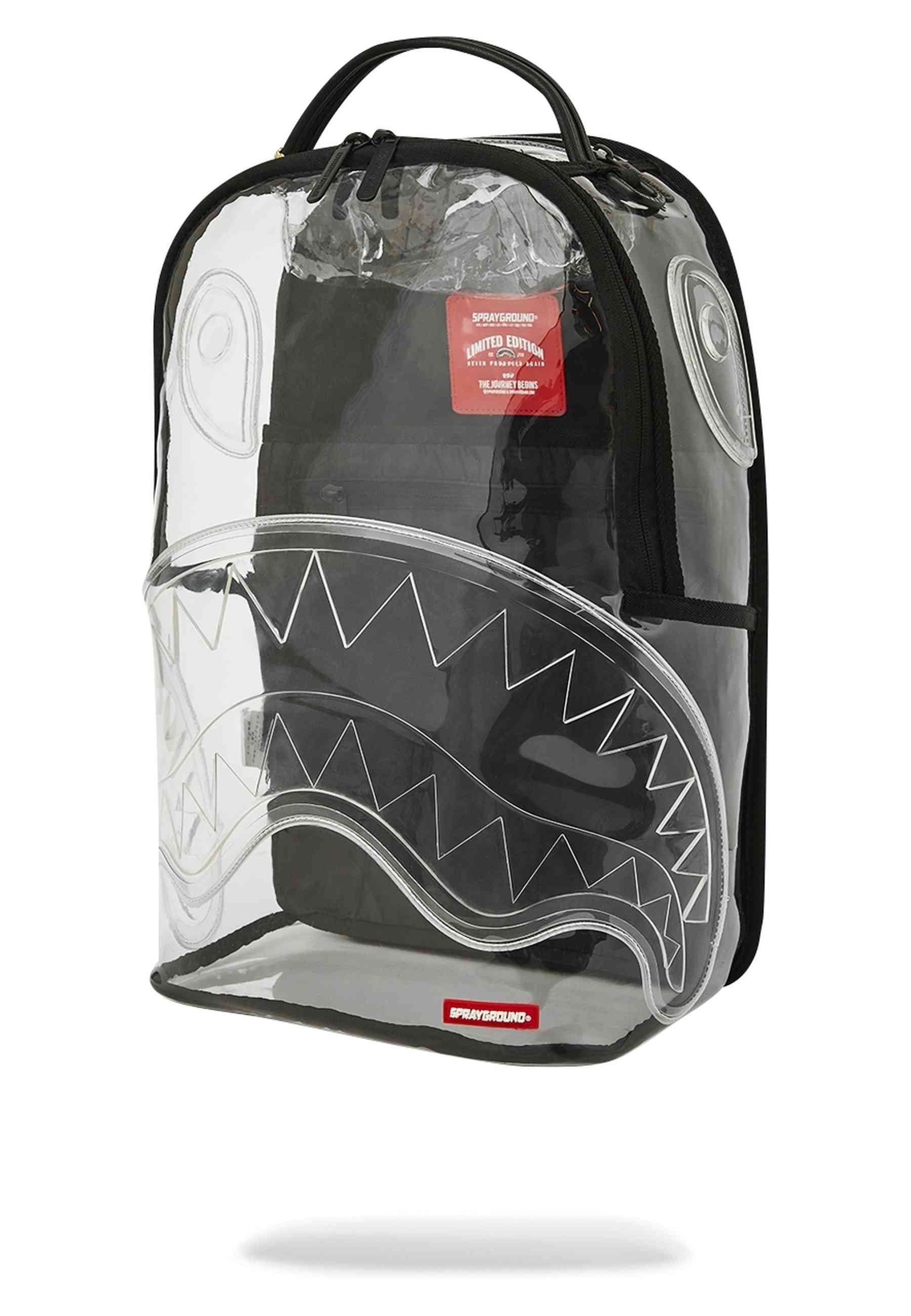 MOCHILA SPRAYGROUND TRANSPARENTE CLEAR BEAR DLX BACKPACK