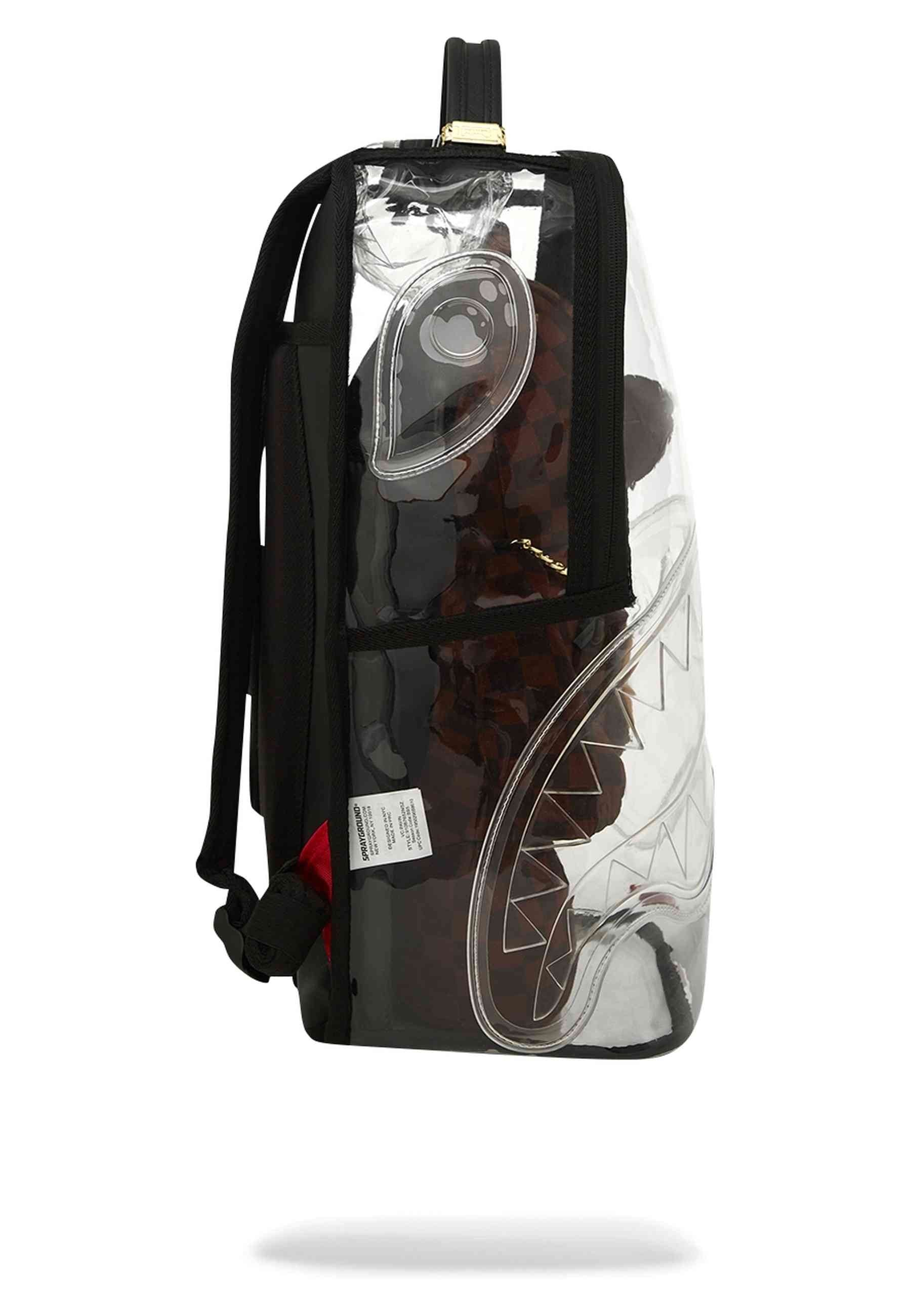 MOCHILA SPRAYGROUND TRANSPARENTE CLEAR BEAR DLX BACKPACK