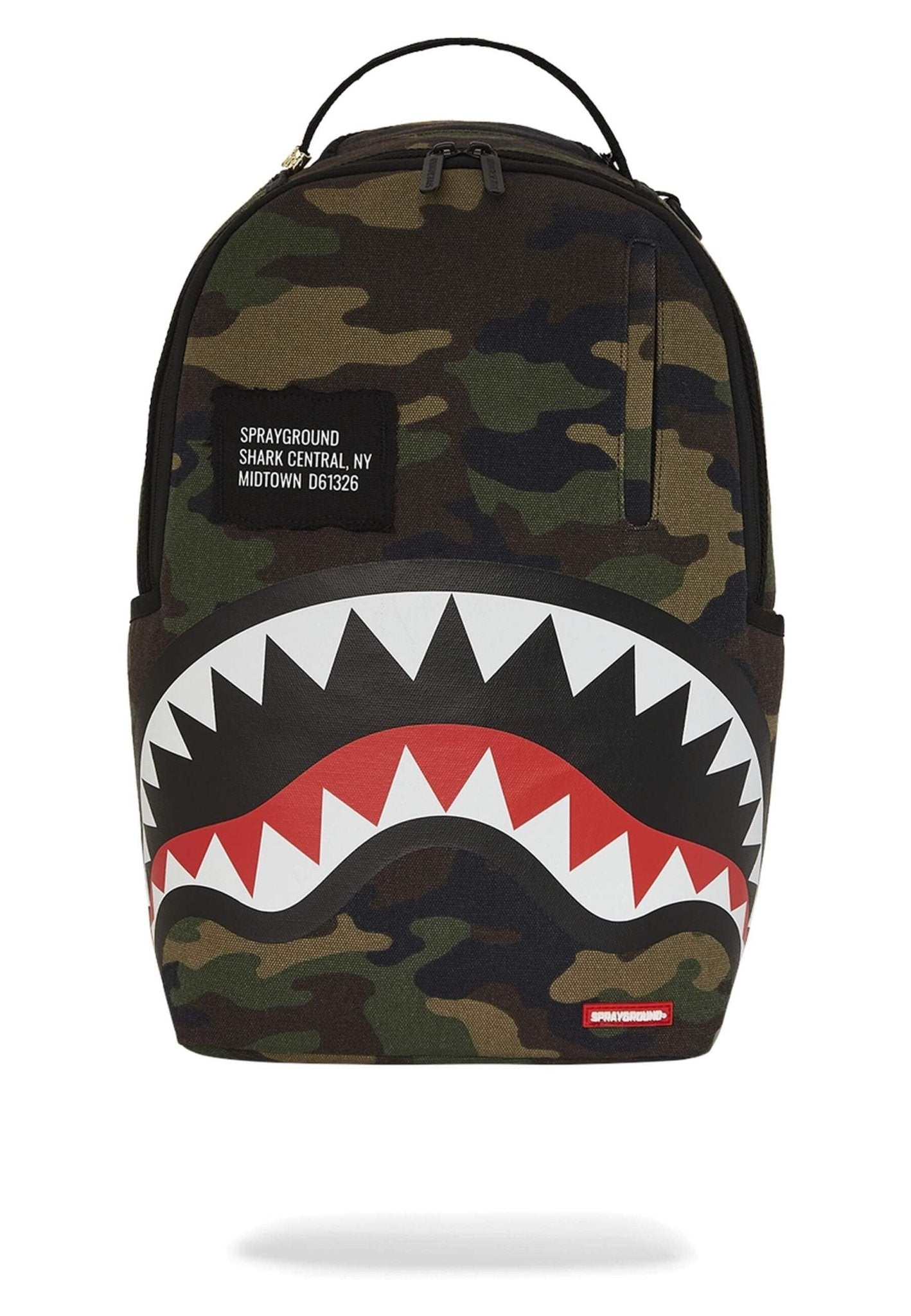 MOCHILA SPRAYGROUND VERDE SHARK CENTRAL CAMO DLXS BACKPACK - AREA ZERO
