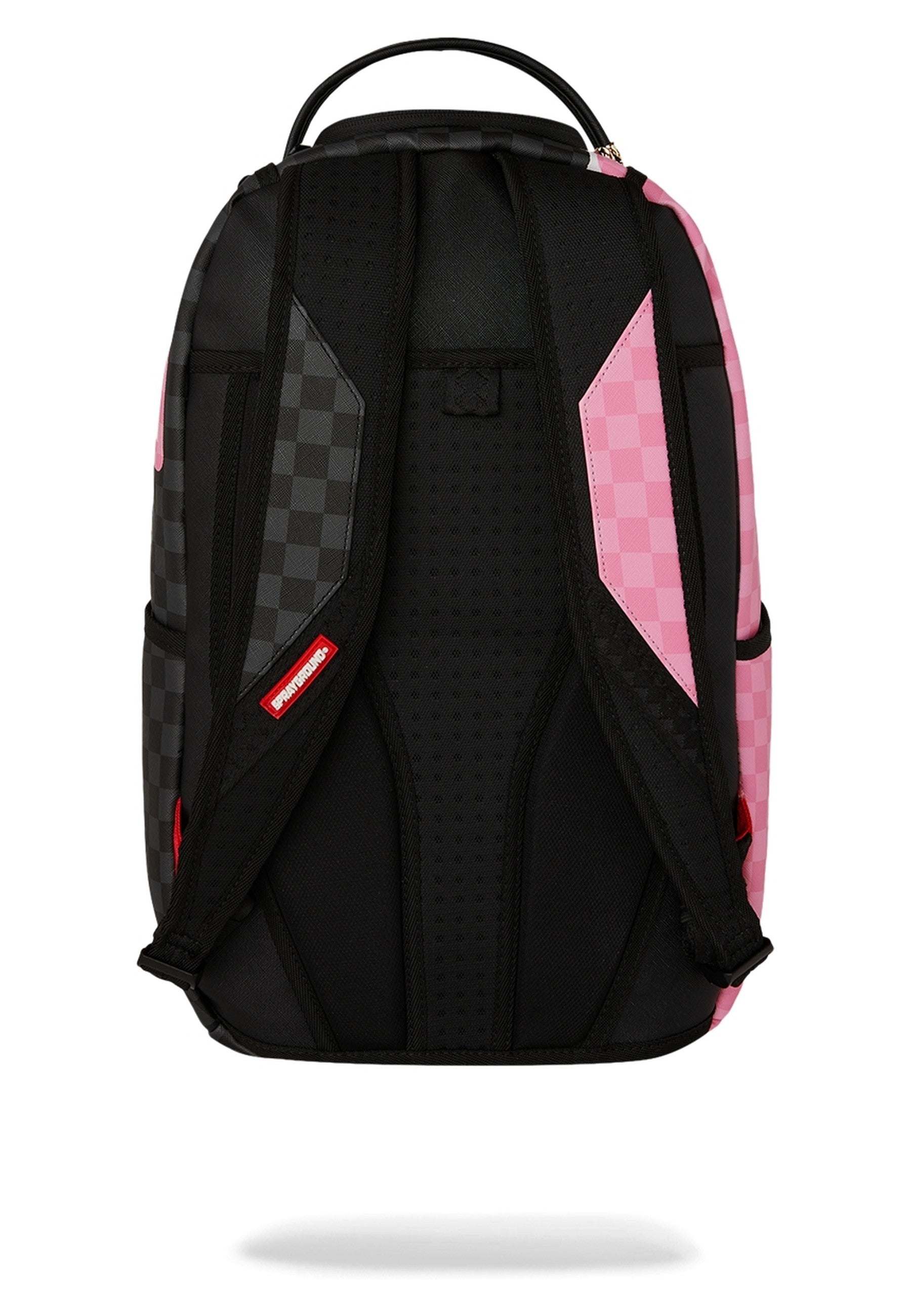 MOCHLA SPRAYGROUND ROSA PINK AND BLACK TEAR SIP BACKPACK