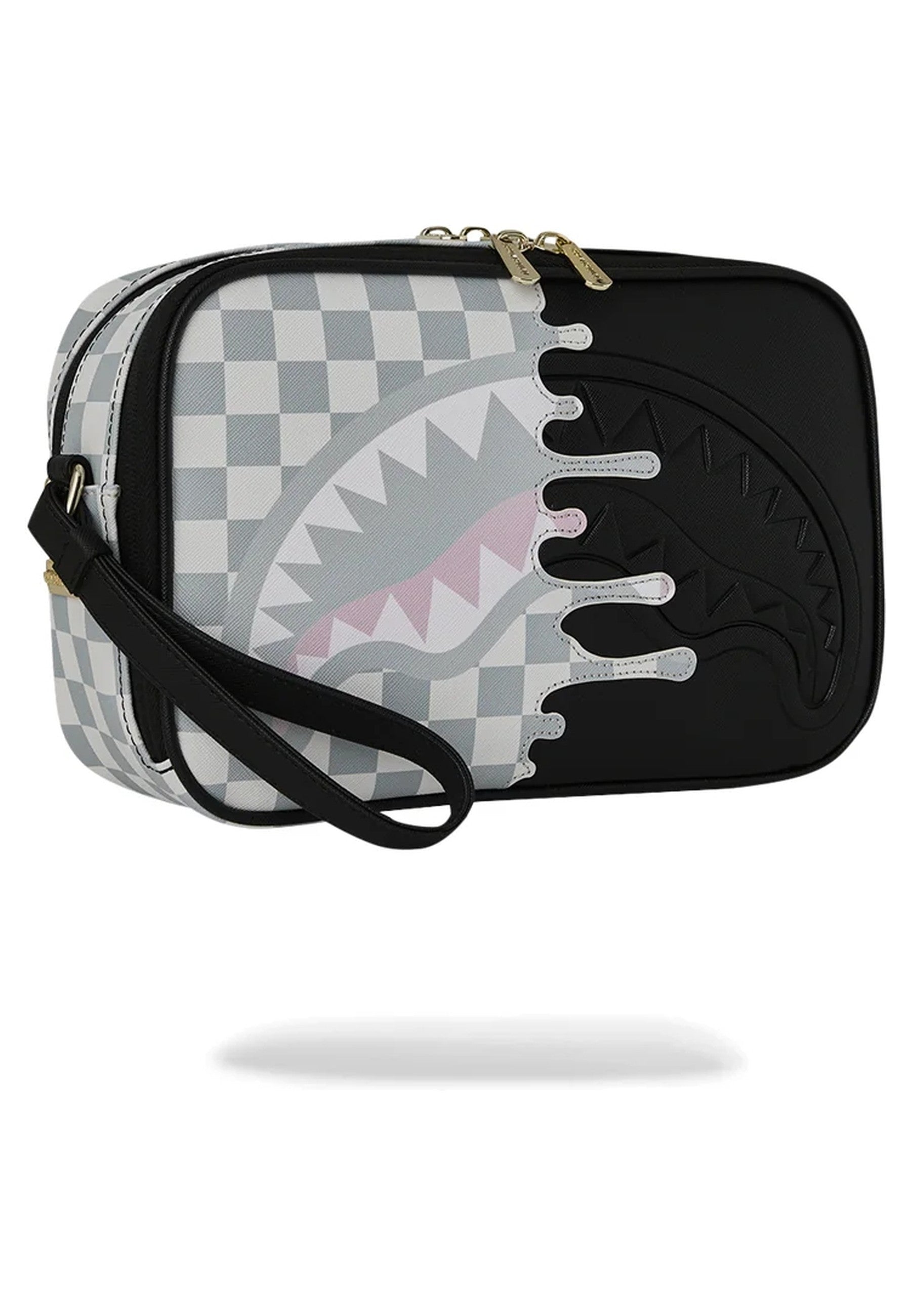 NECESER SPRAYGROUND CREAM CHECK SIDE DRIP TOILETRY BRICK