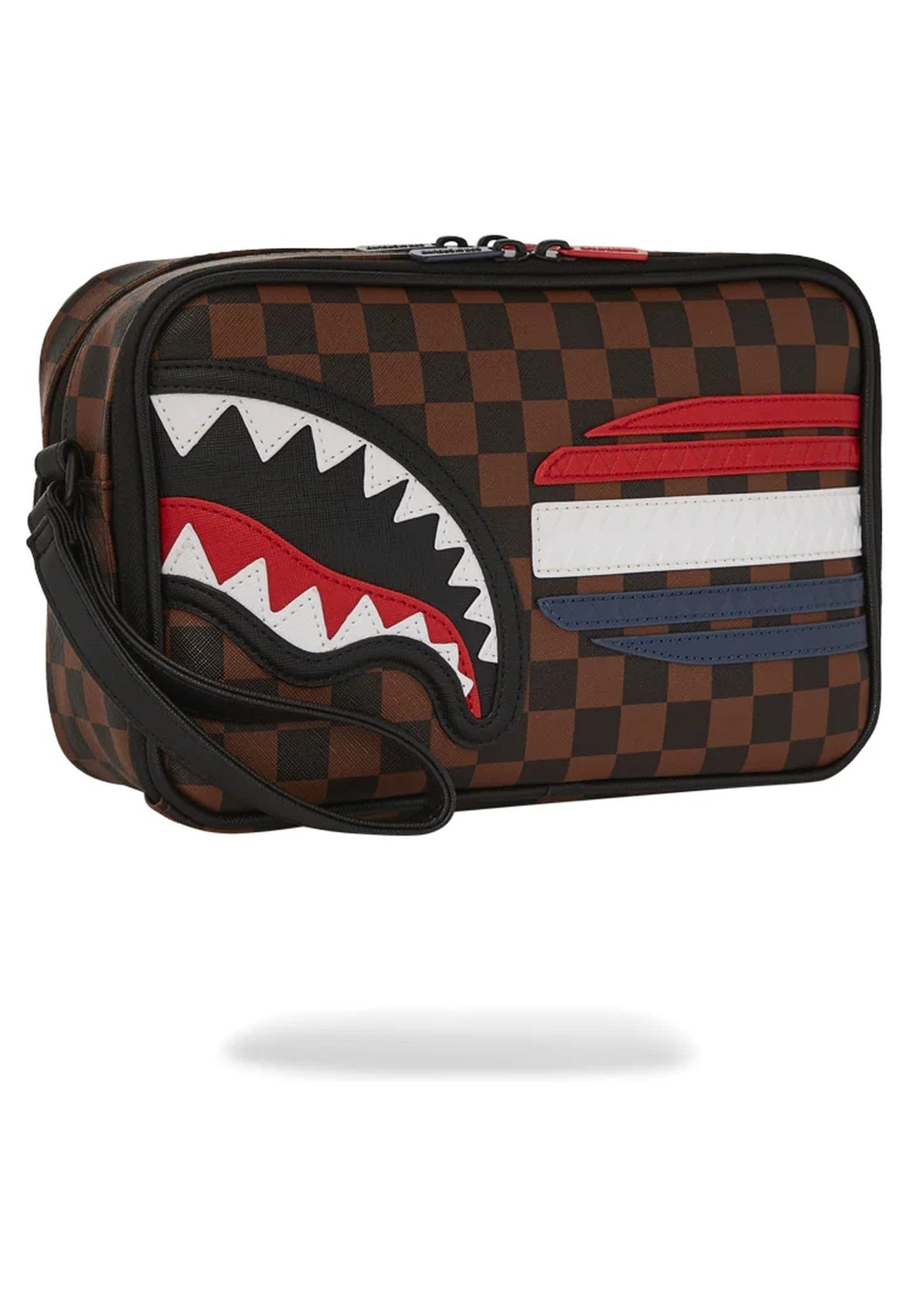 NECESER SPRAYGROUND MARRON MACHINE FRANCAISE TOILETRY - AREA ZERO