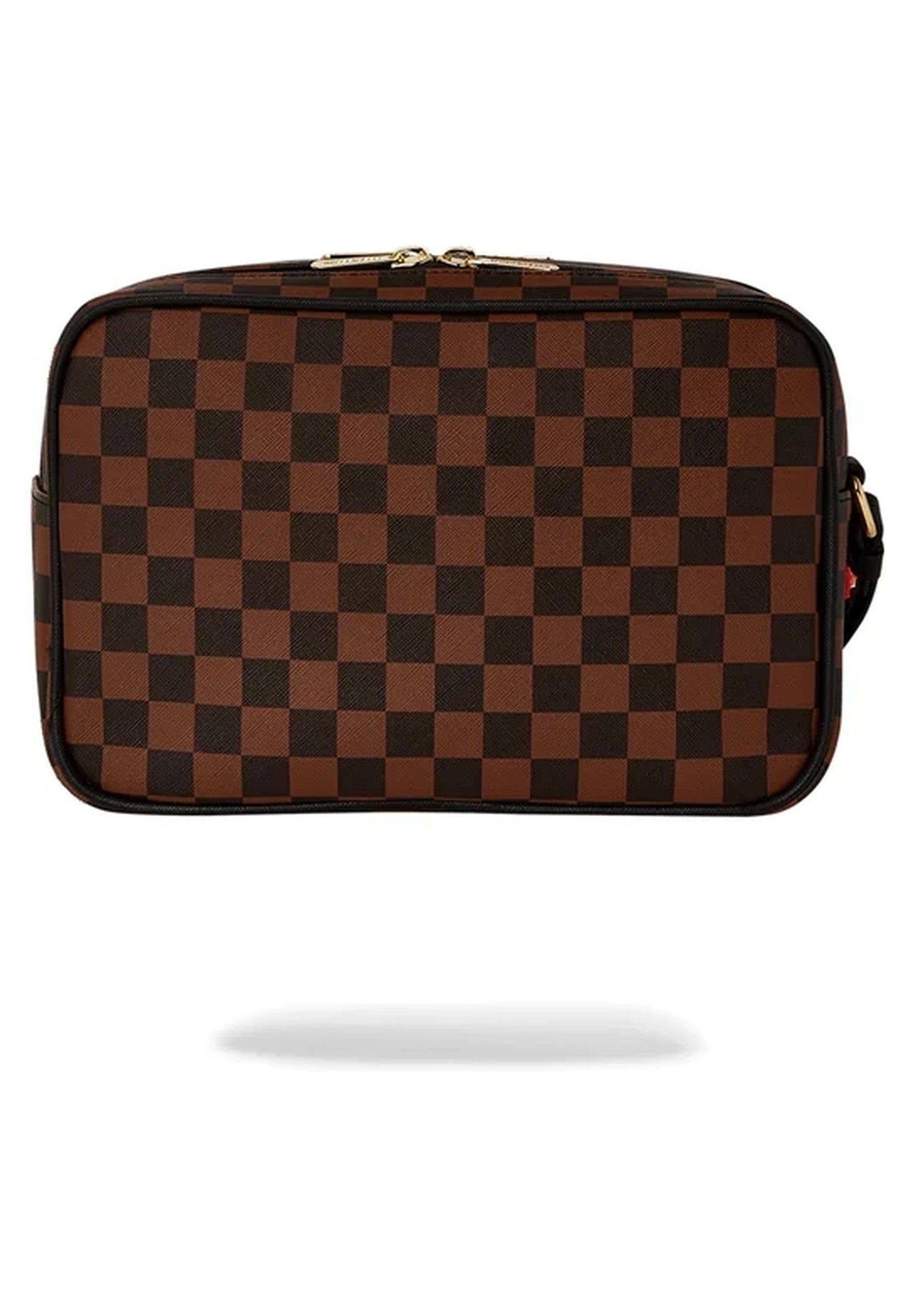 NECESER SPRAYGROUND MARRON SHARK IN PARIS LENTICULAR CHOMP TOILETRY