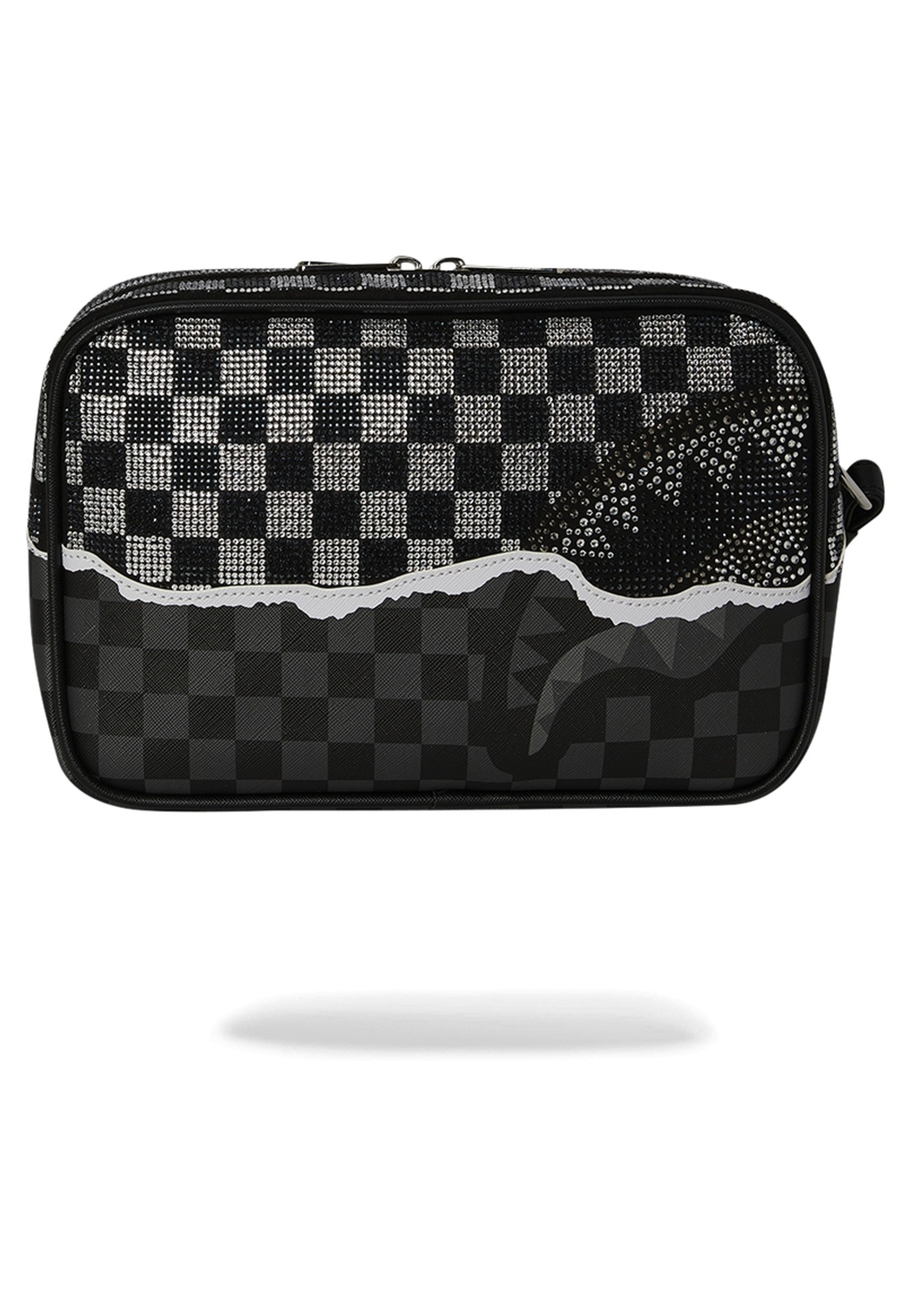 NECESER SPRAYGROUND NEGRO GOLD DIAMOND TEAR TOILETRY