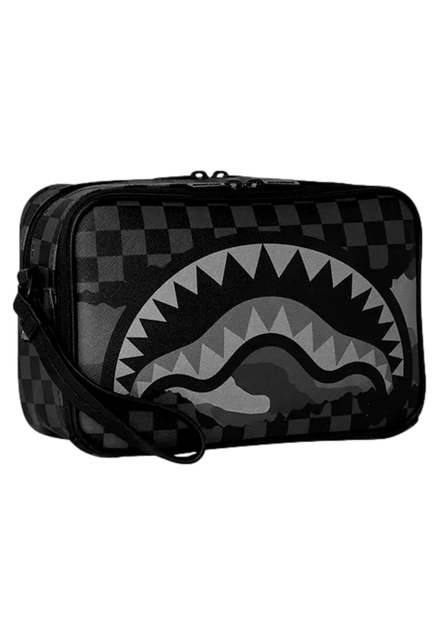 NECESER SPRAYGROUND NEGRO SPLIT UP CAMO TEAR TOILETRY BRICK - AREA ZERO