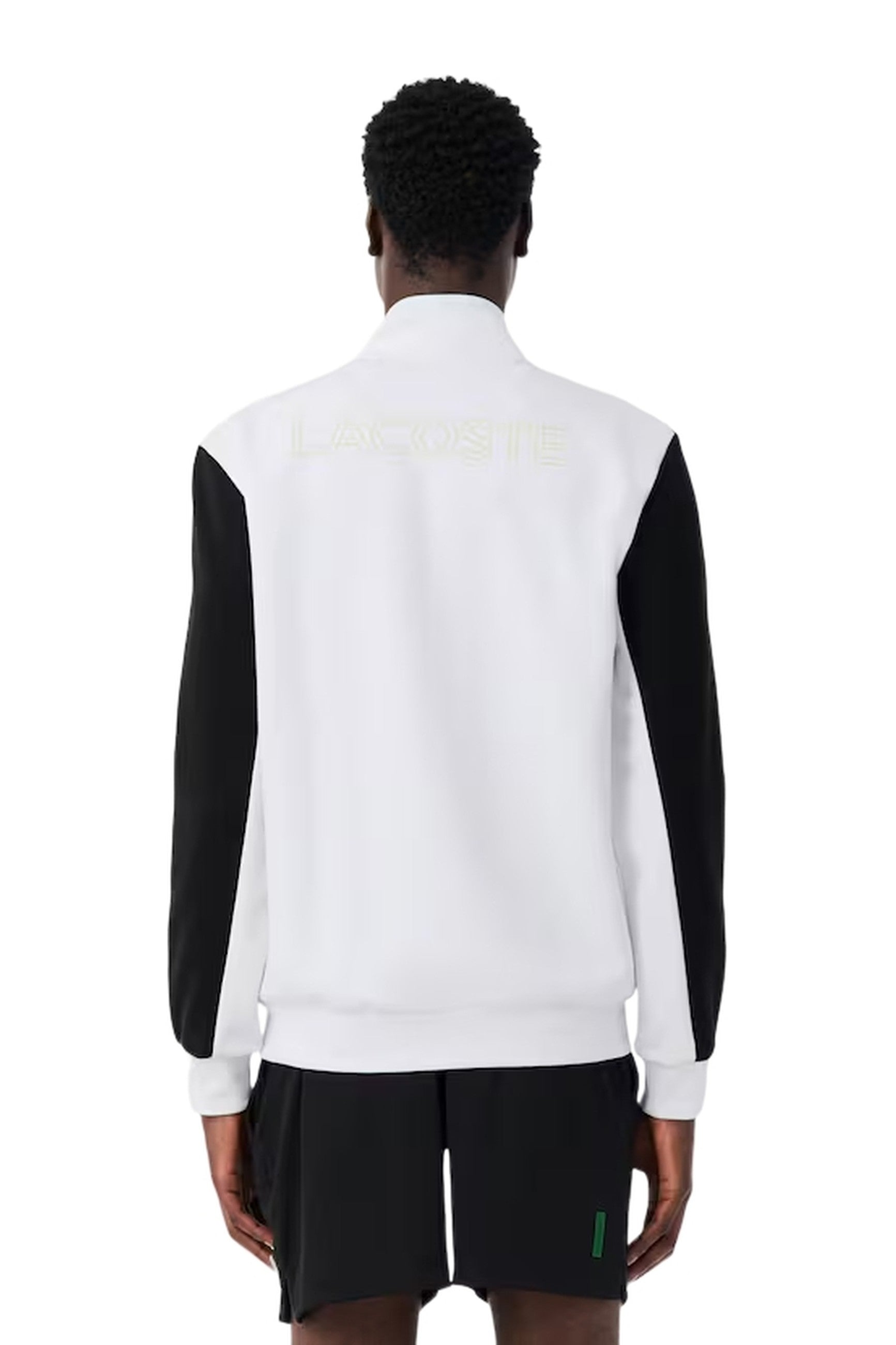 CHAQUETA LACOSTE BLANCA/NEGRA COLOURBLOCK TRACJJACKET