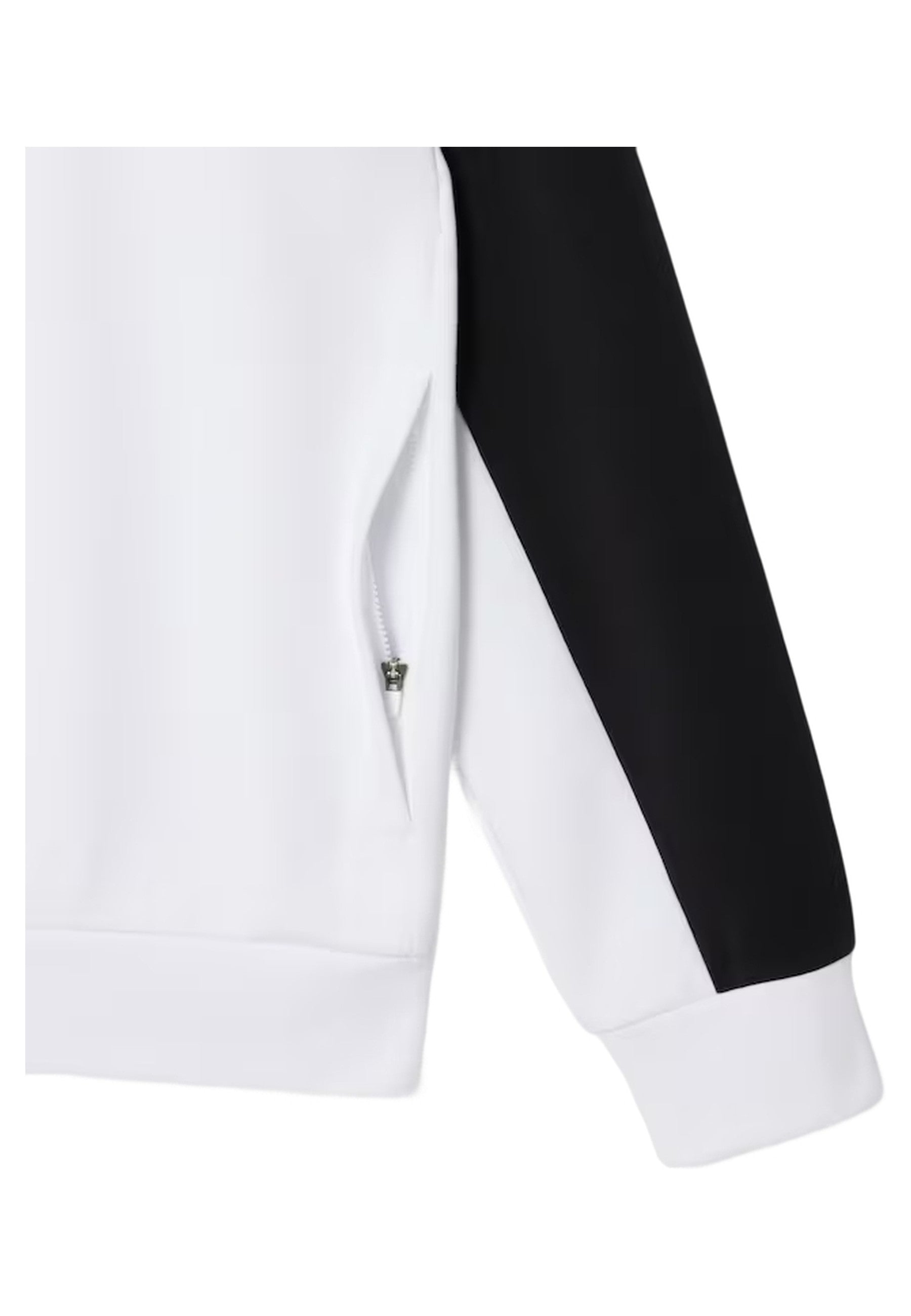 CHAQUETA LACOSTE BLANCA/NEGRA COLOURBLOCK TRACJJACKET