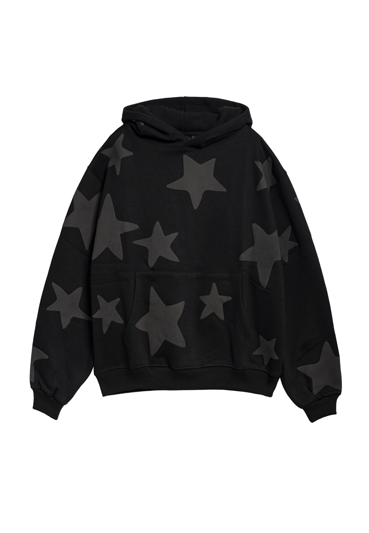 SUDADERA NEGRA/NEGRA FALLING STARS HOODIE